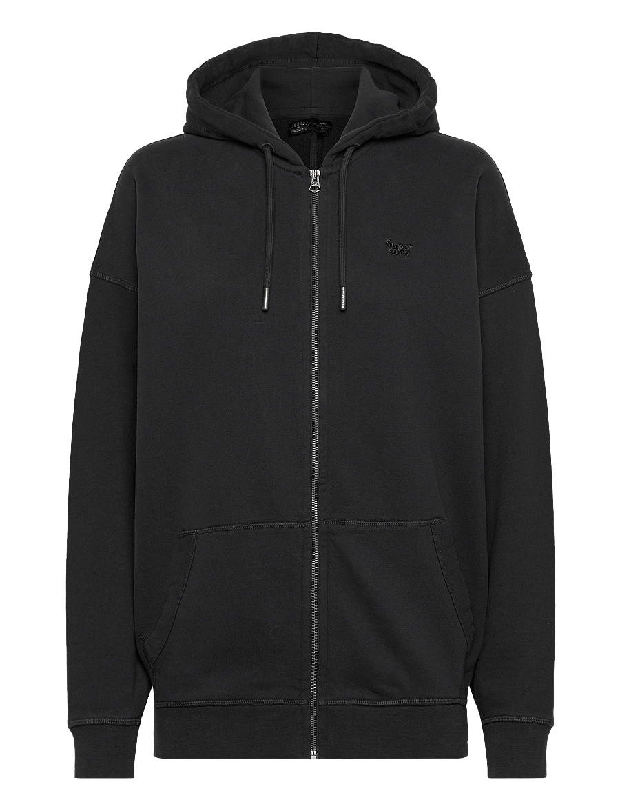 Superdry - STUDIOS ZIP HOODIE - kapuzenpullover - washed black - 1