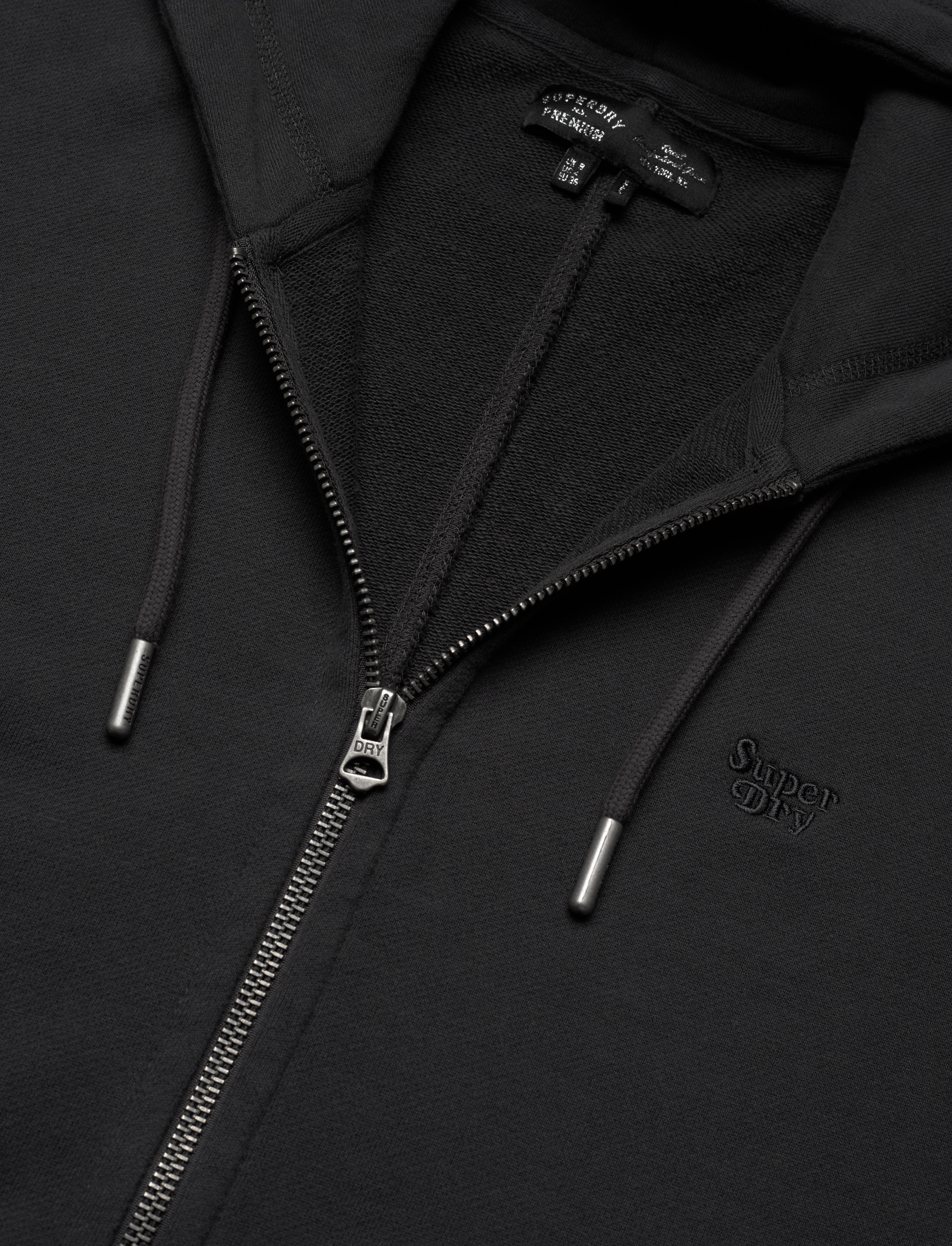 Superdry - STUDIOS ZIP HOODIE - hættetrøjer - washed black - 3