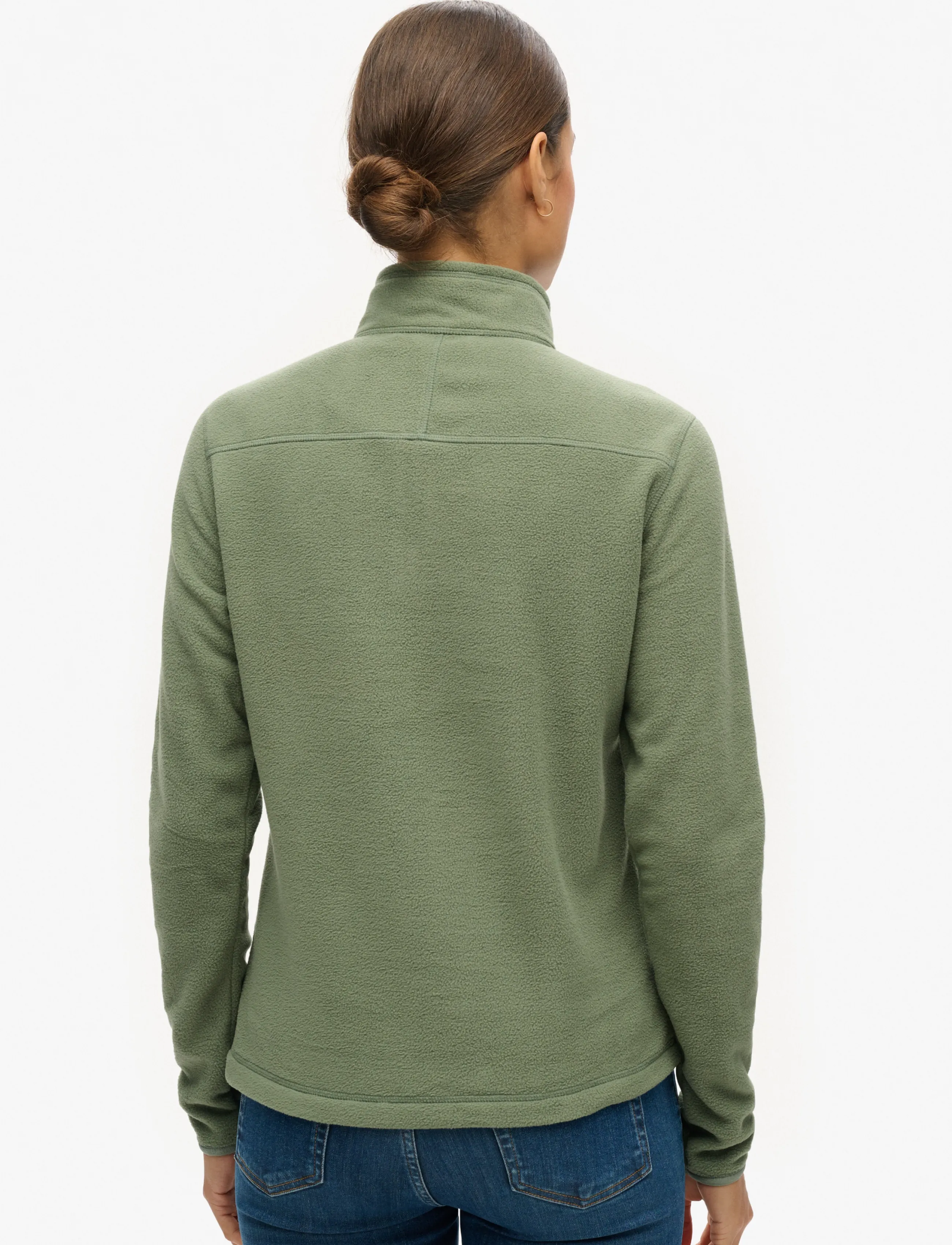 Superdry - POLAR FLEECE HALF ZIP - fleece & midlayer - laurel khaki - 3