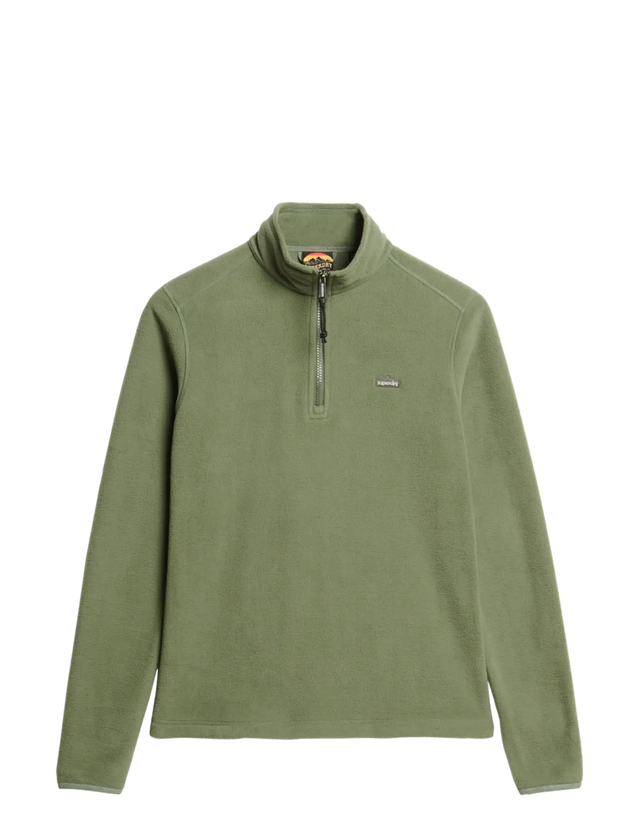 Superdry - POLAR FLEECE HALF ZIP - fleece & midlayer - laurel khaki - 2