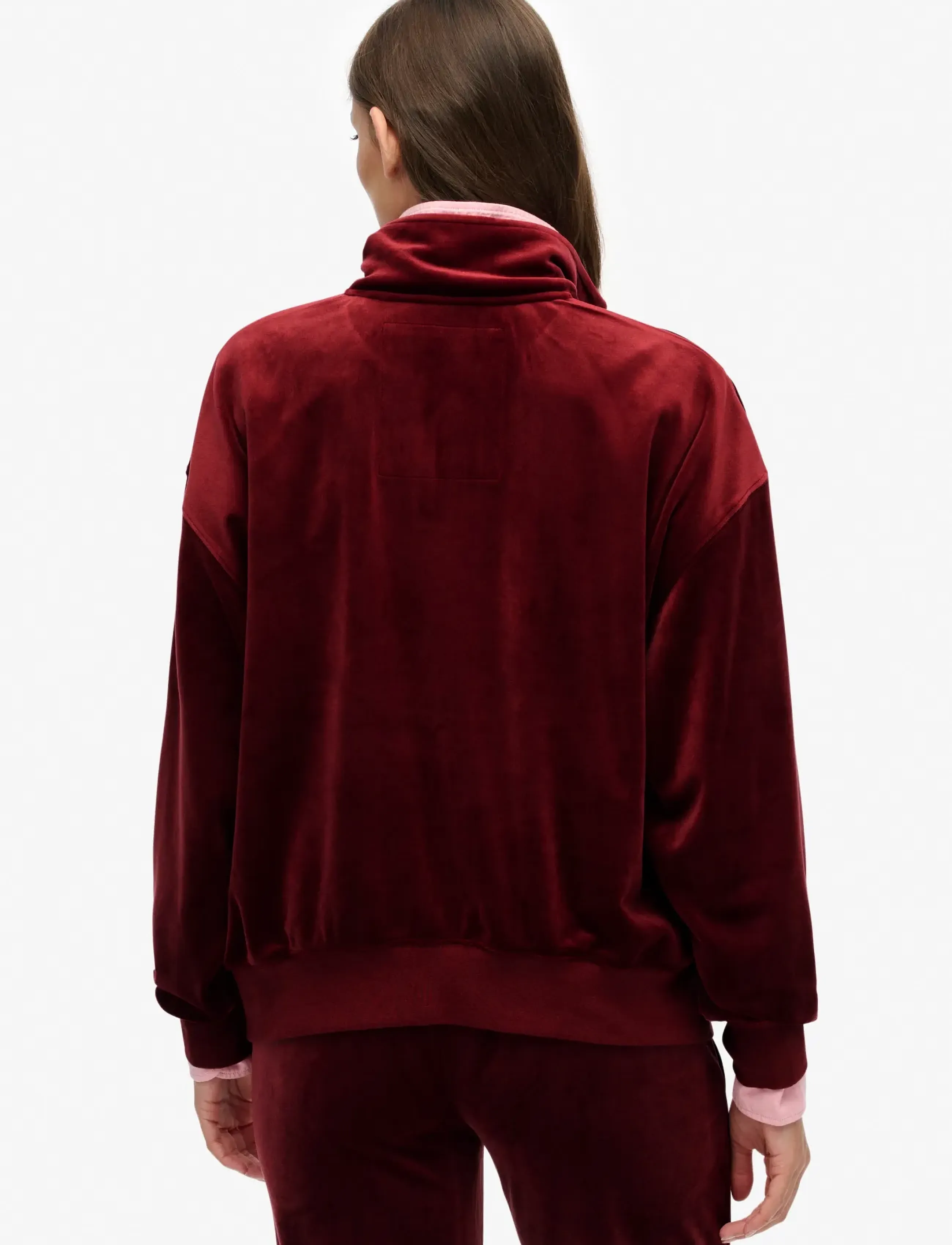 Superdry - COUNTRY CLUB VELOUR 1/4 ZIP - sweatshirts - stanton red - 2