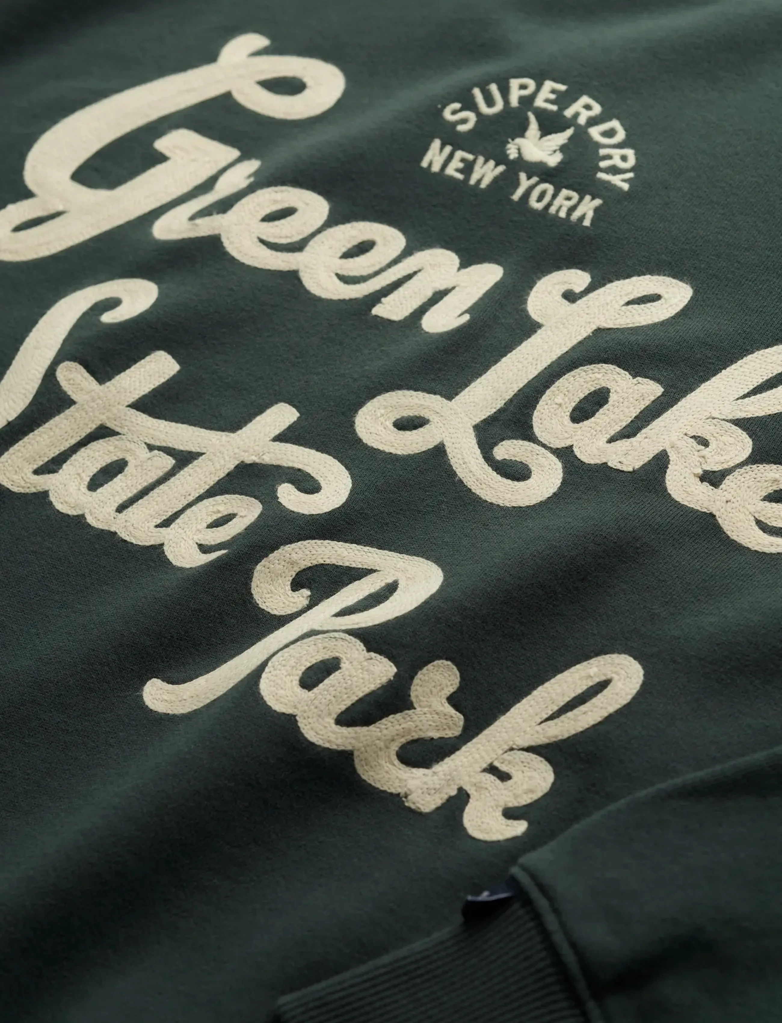 Superdry - LO-FI OUTDOOR LOOSE CREW - hverdags stil - dark forest - 3