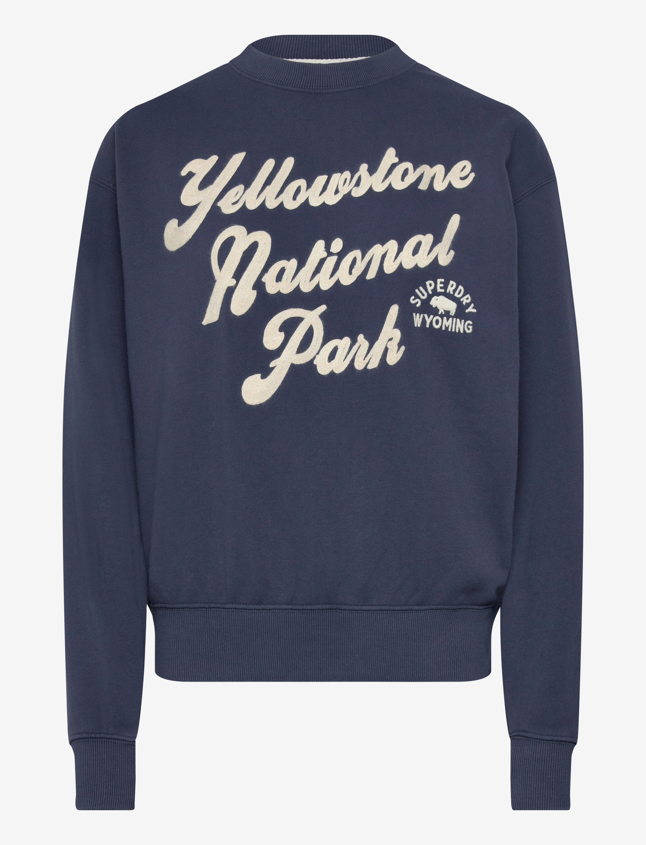 Superdry - LO-FI OUTDOOR LOOSE CREW - hverdags stil - lauren navy - 1