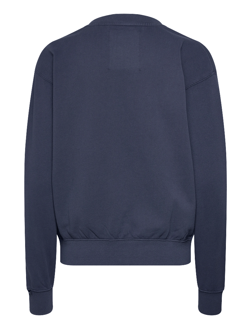 Superdry - LO-FI OUTDOOR LOOSE CREW - hverdags stil - lauren navy - 2