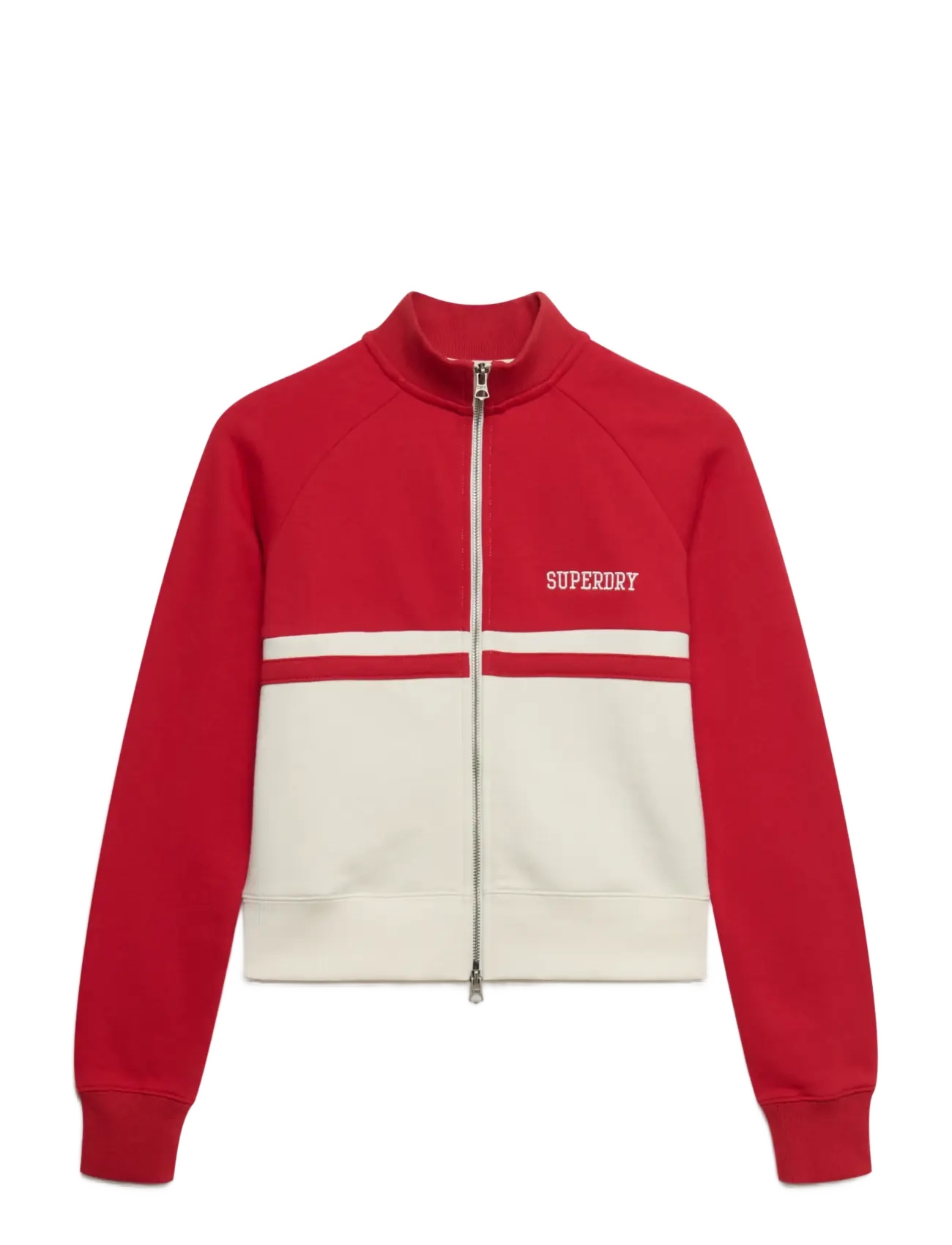 Superdry ATH ESS ZIP THROUGH TRACK - Jakker - VARSITY RED / red