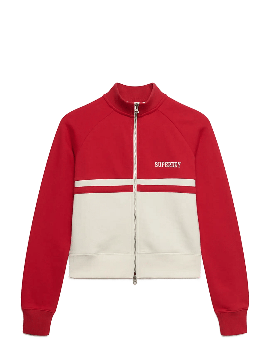 Superdry - ATH ESS ZIP THROUGH TRACK - lette jakker - varsity red - 0