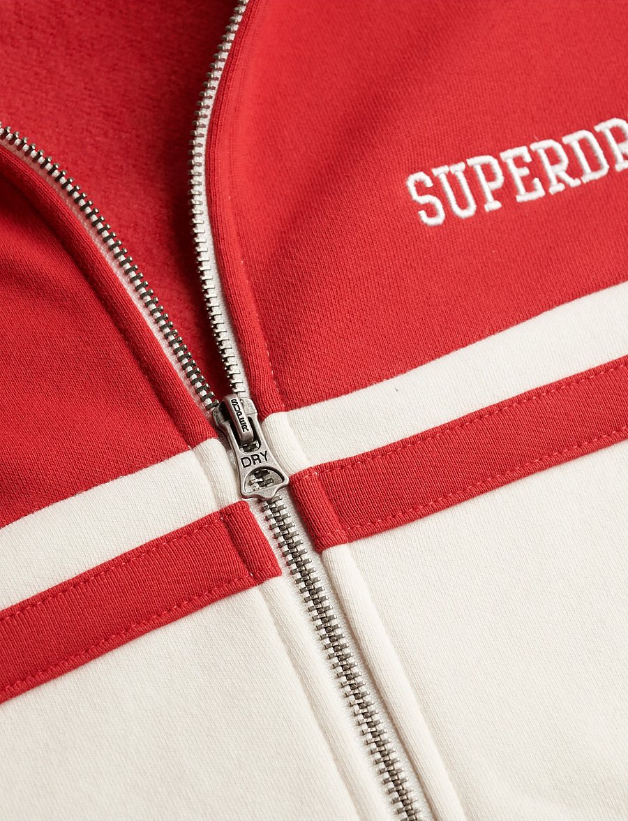 Superdry - ATH ESS ZIP THROUGH TRACK - lette jakker - varsity red - 2