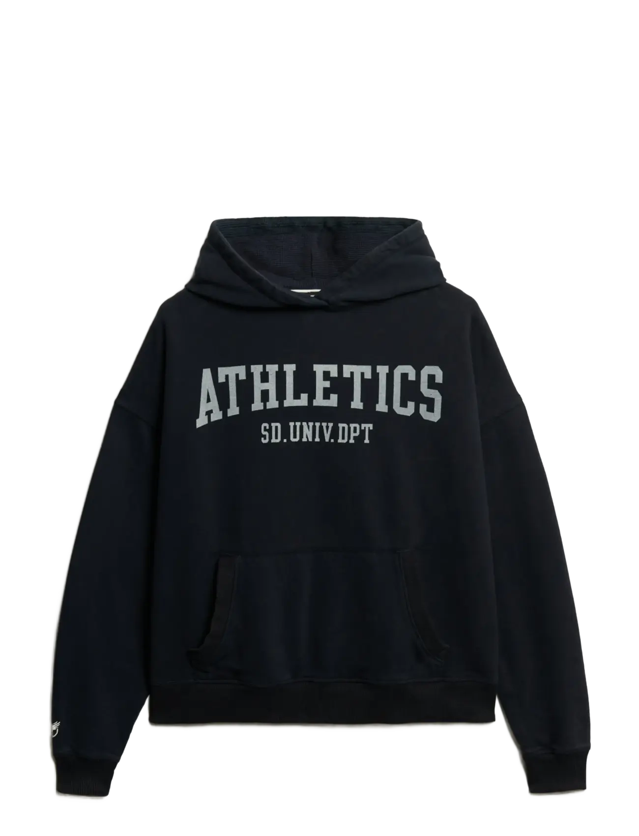 Superdry ATH ESS RELAXED HOOD - Kleidung - ECLIPSE NAVY / navy