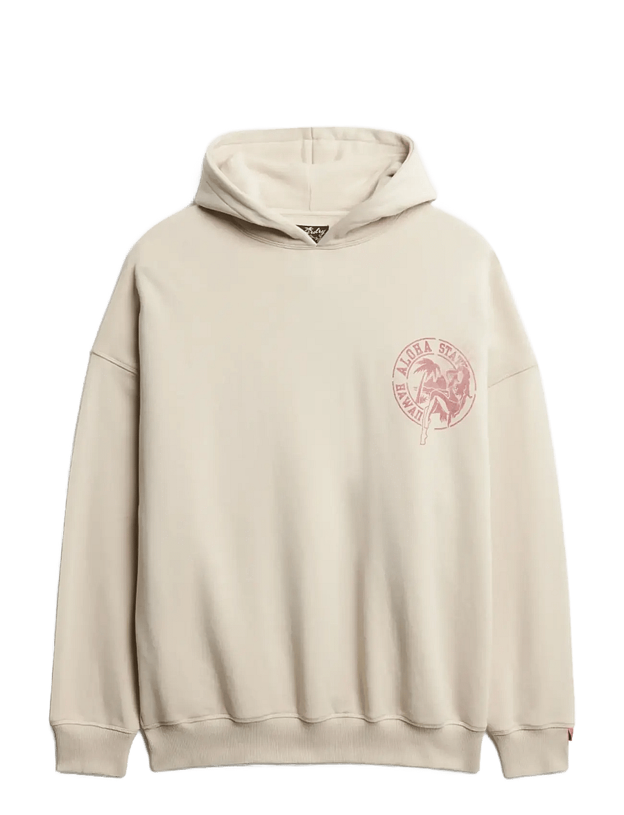 Superdry - LO-FI OUTDOOR OVERSIZED HOOD - hættetrøjer - off grey - 1