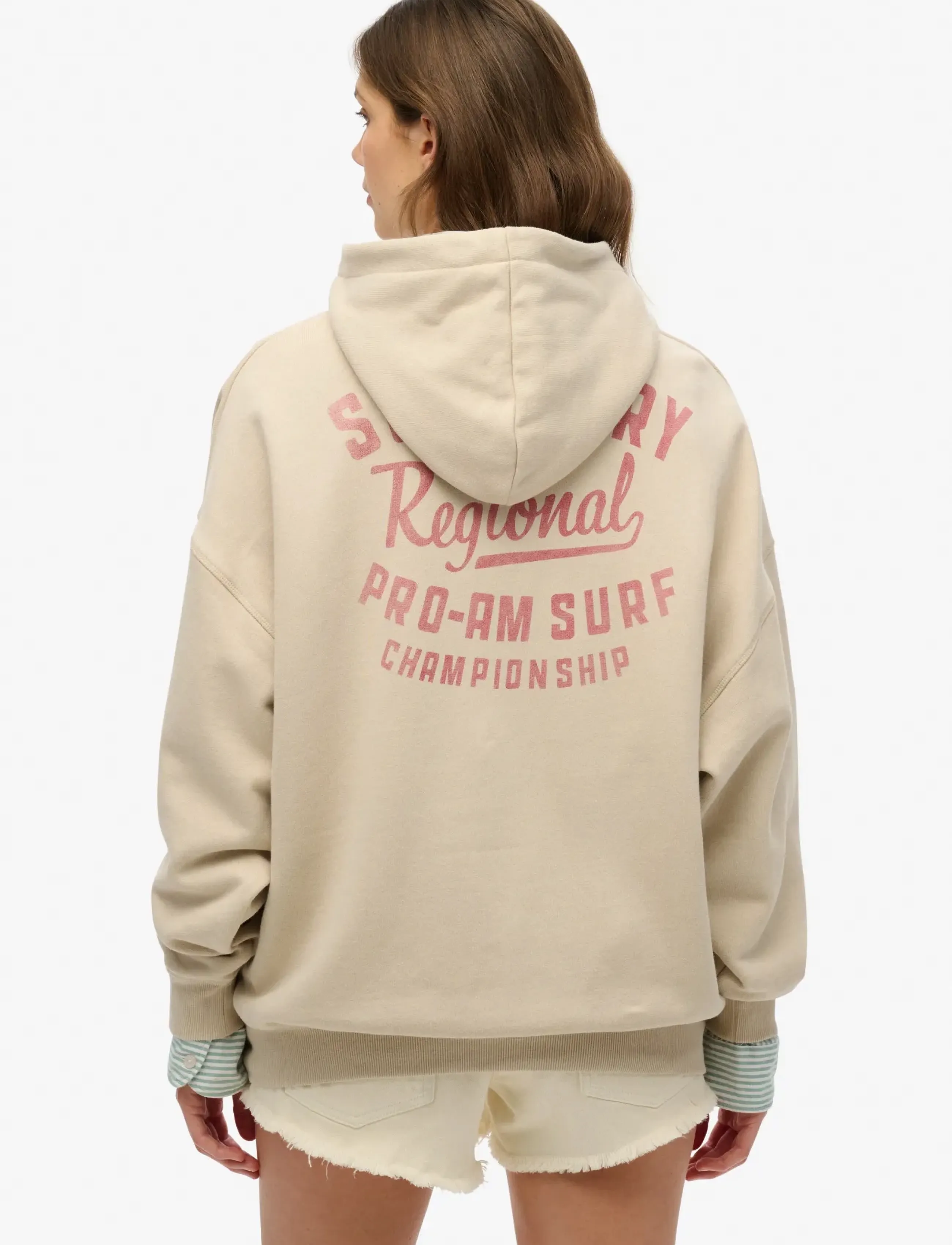 Superdry - LO-FI OUTDOOR OVERSIZED HOOD - hættetrøjer - off grey - 4