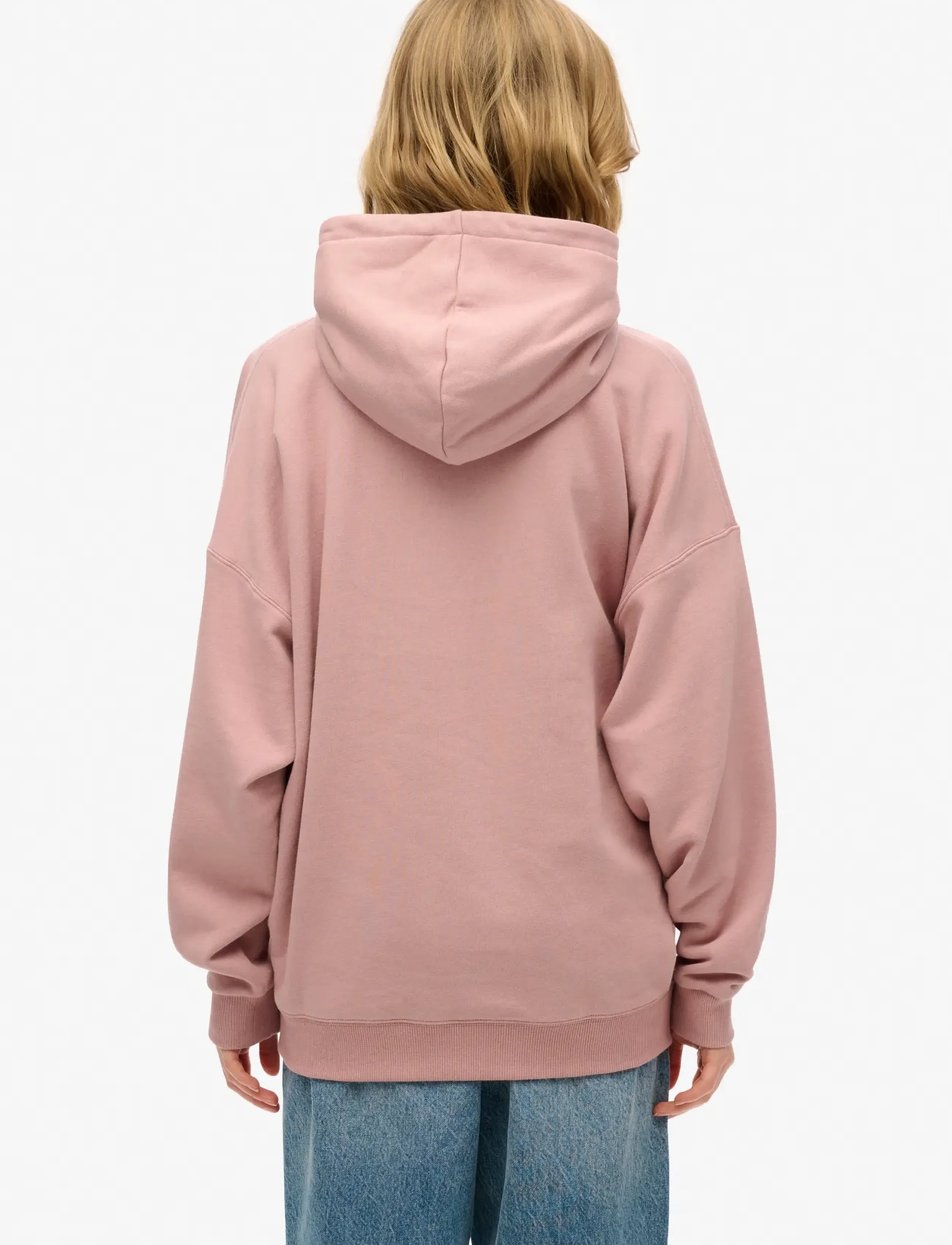 Superdry - VENUE METALLIC RELAXED HOOD - kapuzenpullover - mauve - 4