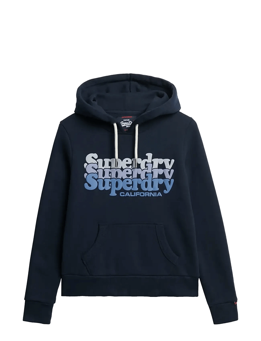Superdry - STACKED HOOD - hoodies - eclipse navy - 1