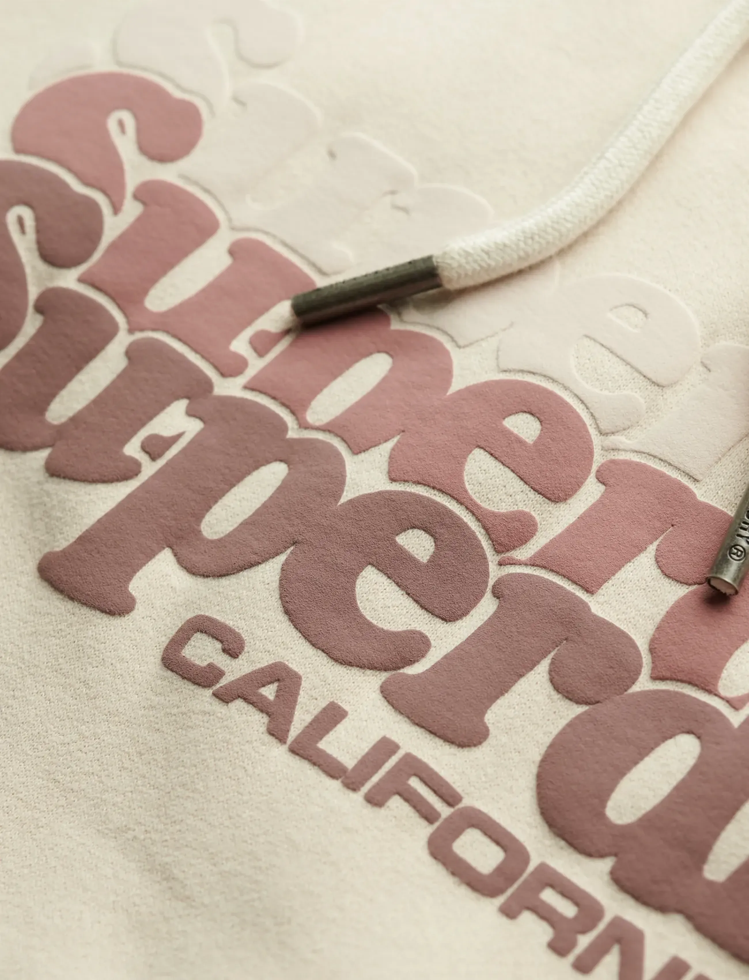 Superdry - STACKED HOOD - hættetrøjer - off grey - 4
