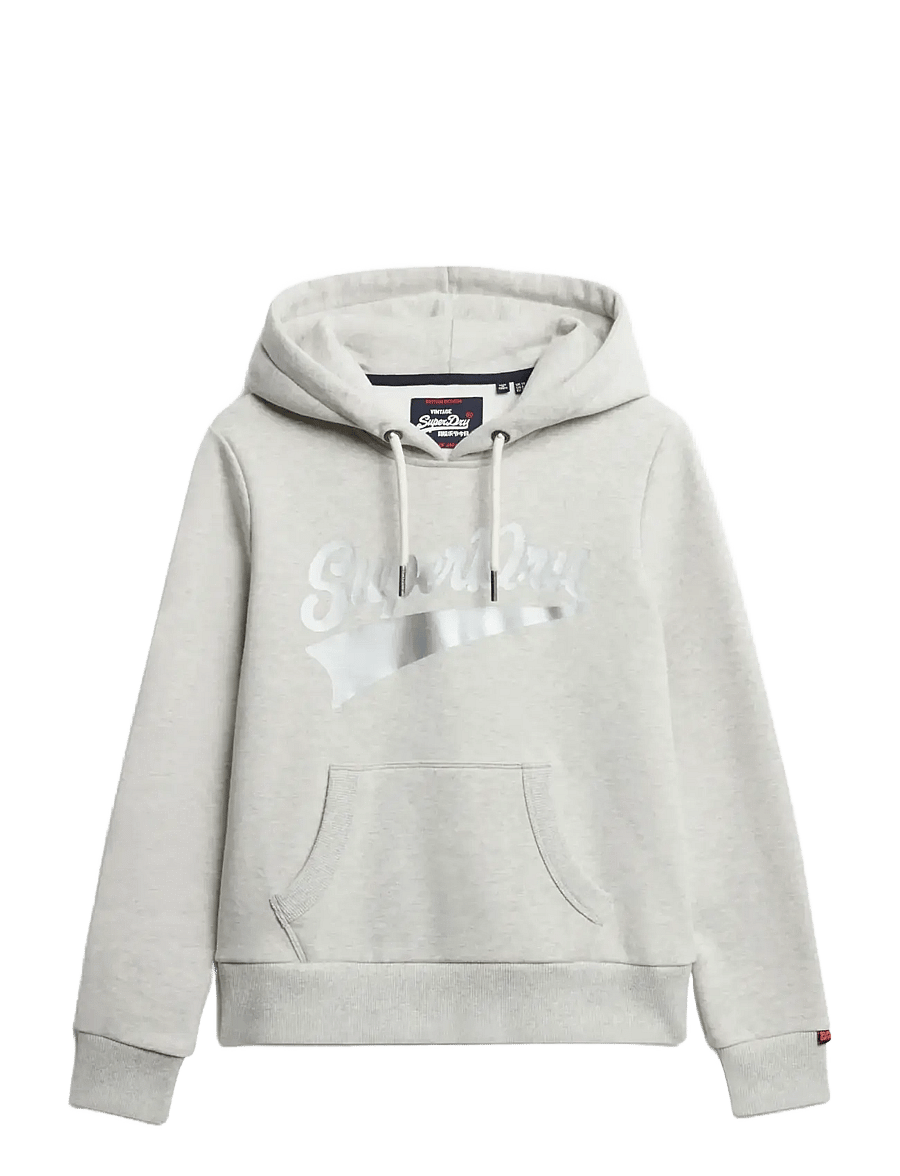 Superdry - SUPER ATHLETICS HOOD - hoodies - glacier grey marl - 1