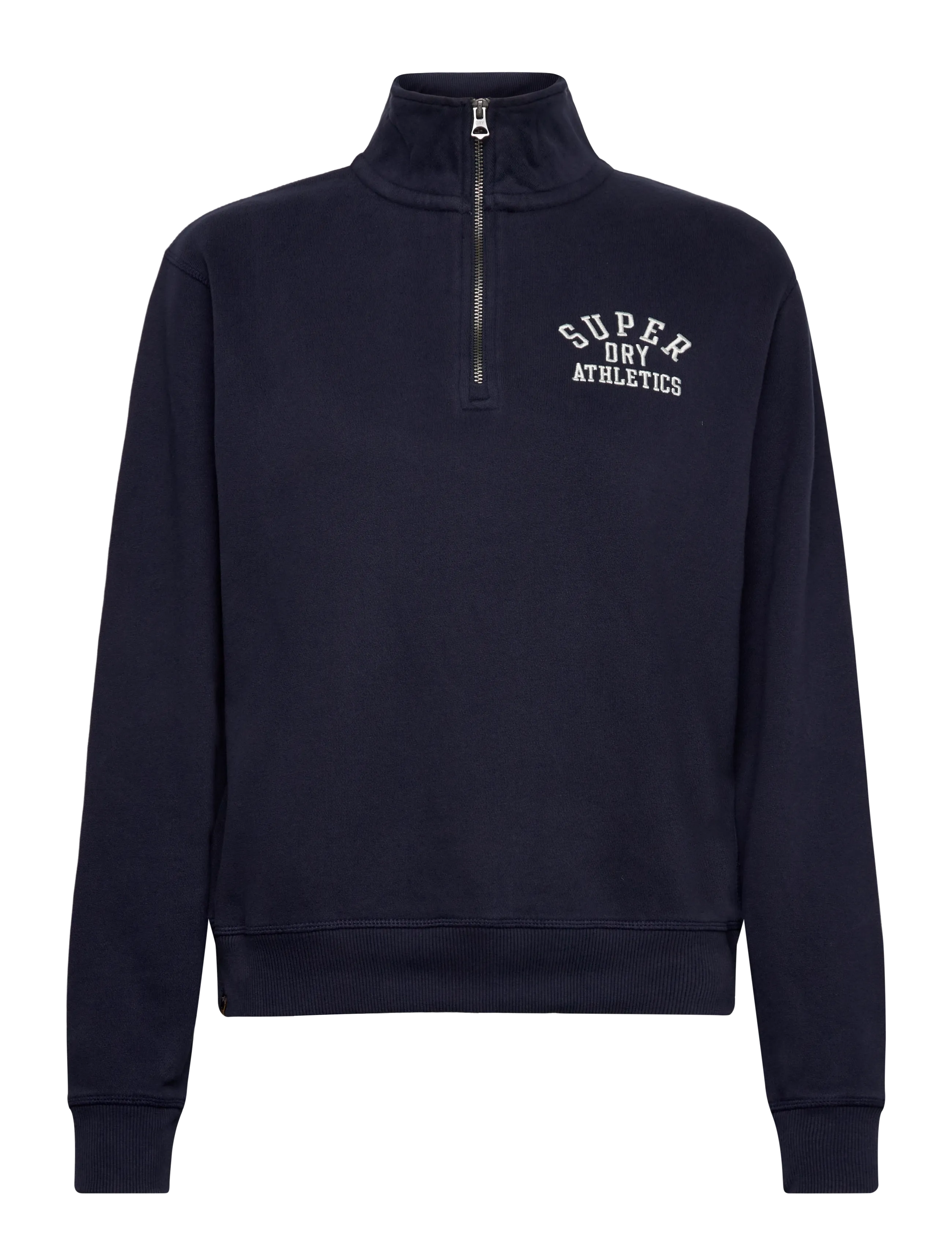 Superdry ATHLETIC ESSENTIAL HALF ZIP - Dressipluusid - NAUTICAL NAVY / navy