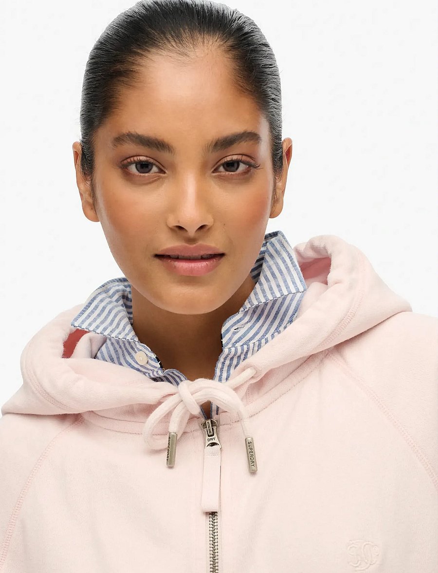 Superdry - STUDIOS RELAXED ZIP HOODIE - hoodies - mauve morn pink - 3