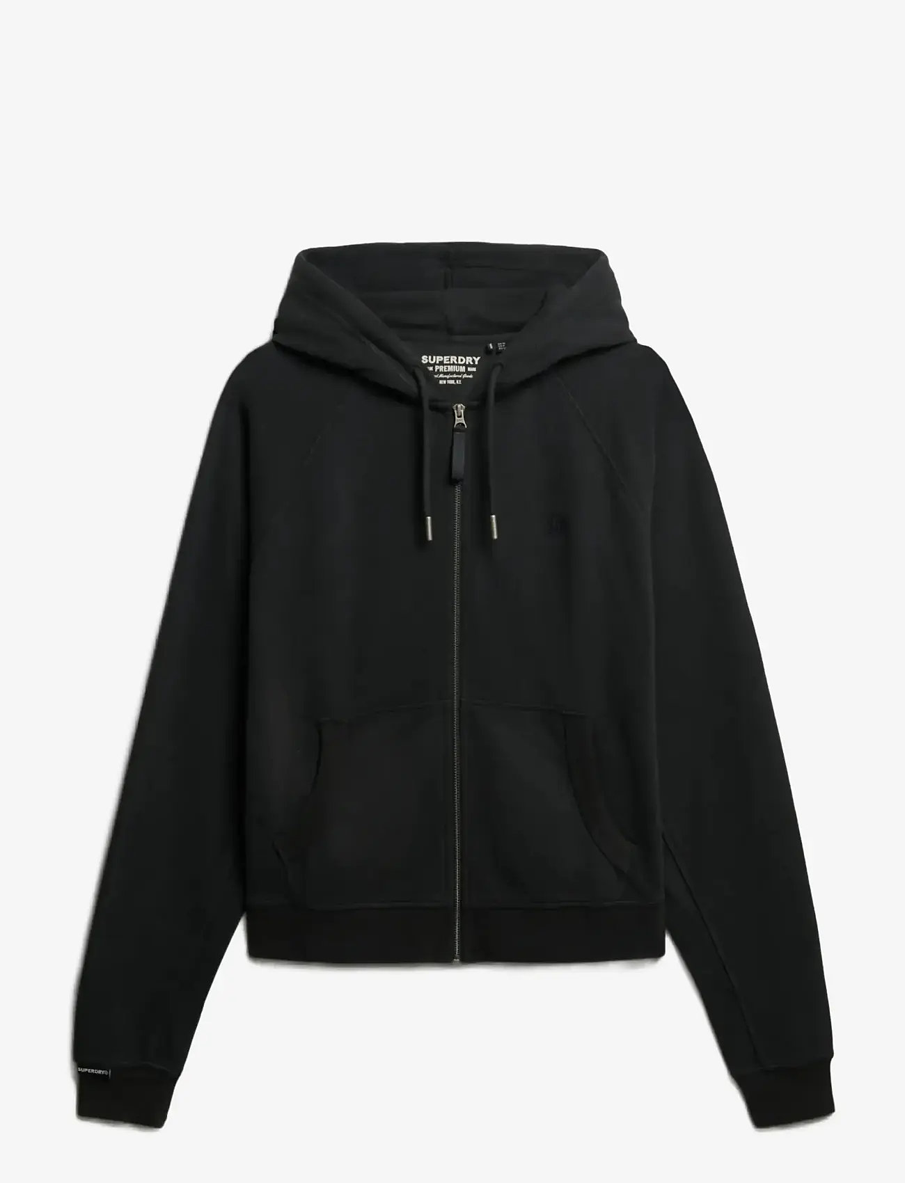 Superdry - STUDIOS RELAXED ZIP HOODIE - hoodies - washed black - 1