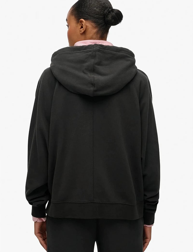 Superdry - STUDIOS RELAXED ZIP HOODIE - hoodies - washed black - 5