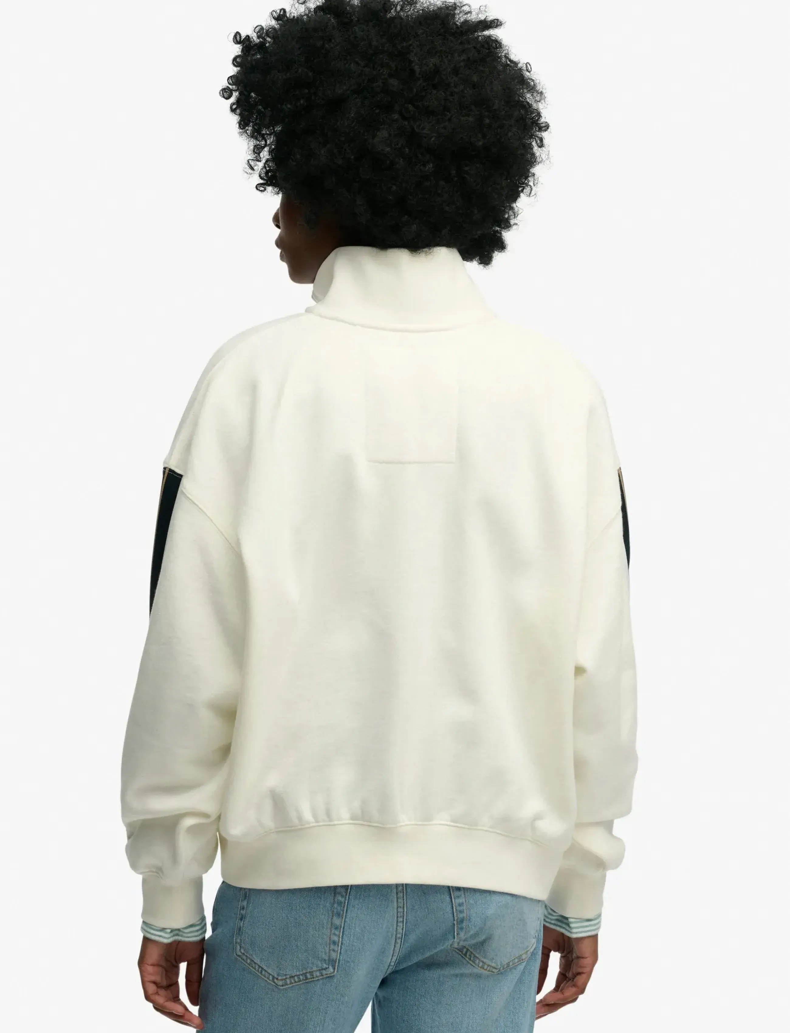 Superdry - COUNTRY CLUB APPLIQUE HALF ZIP - sweatshirts & kapuzenpullover - cream - 3
