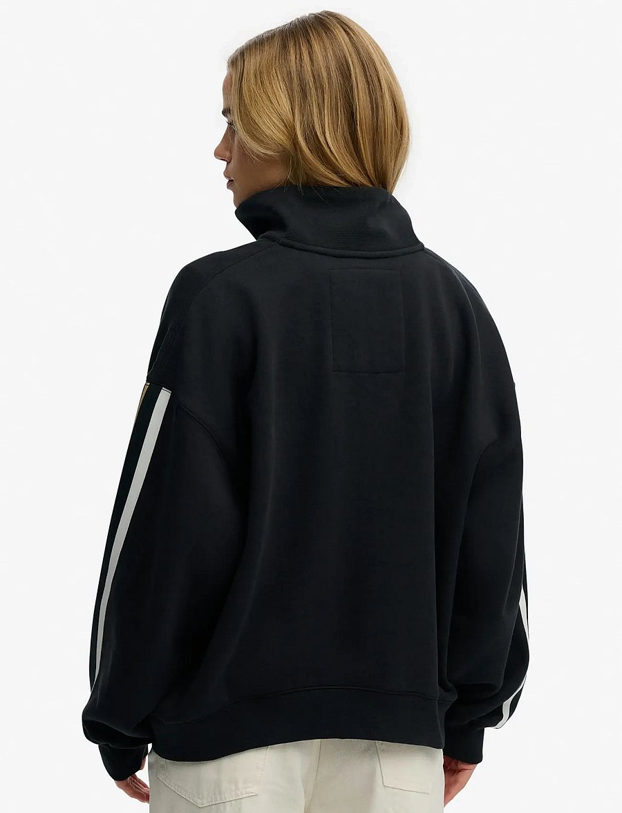 Superdry - COUNTRY CLUB APPLIQUE HALF ZIP - hverdags stil - eclipse navy - 3