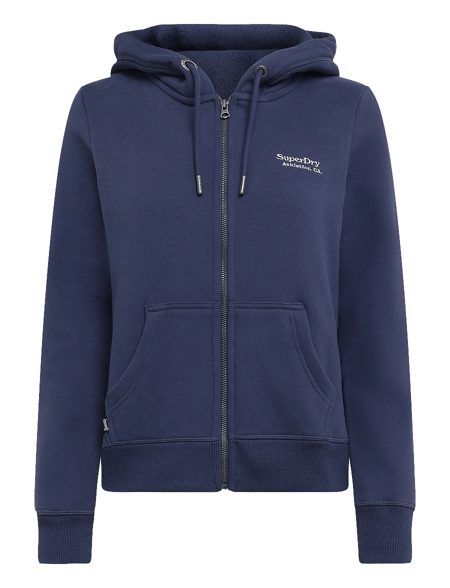 Superdry - ESSENTIAL LOGO ZIP HOODIE - hoodies - mariner navy - 1
