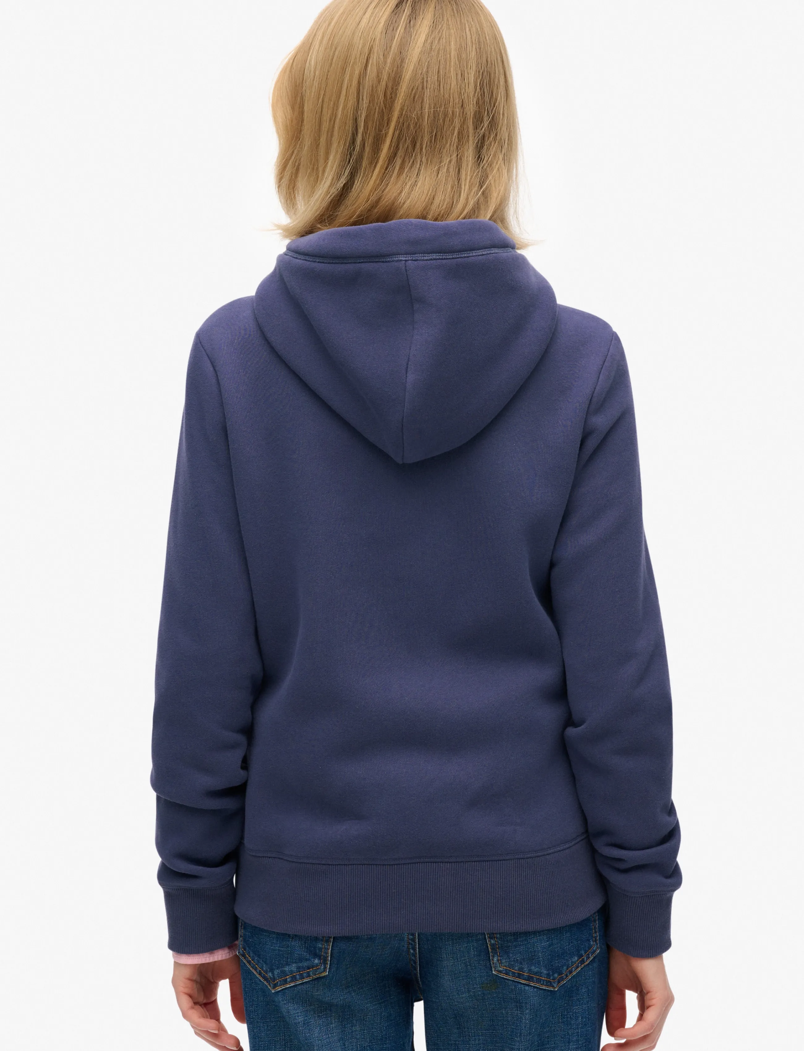 Superdry - ESSENTIAL LOGO ZIP HOODIE - kapuzenpullover - mariner navy - 2