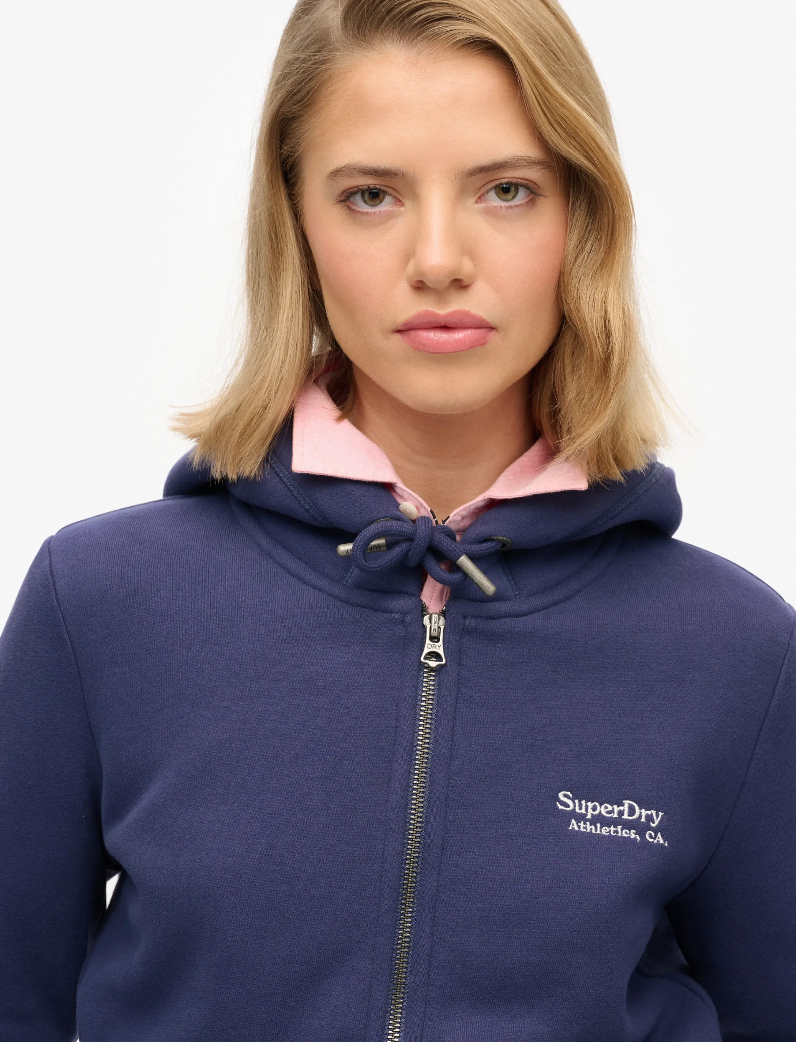 Superdry - ESSENTIAL LOGO ZIP HOODIE - kapuzenpullover - mariner navy - 3