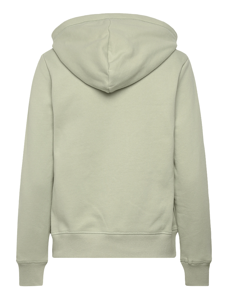 Superdry - ESSENTIAL LOGO ZIPHOOD HB - hoodies - dusty sage - 2
