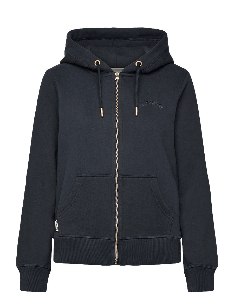 Superdry - ESSENTIAL LOGO ZIPHOOD HB - hoodies - eclipse navy - 1