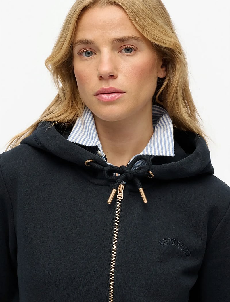 Superdry - ESSENTIAL LOGO ZIPHOOD HB - hoodies - eclipse navy - 3