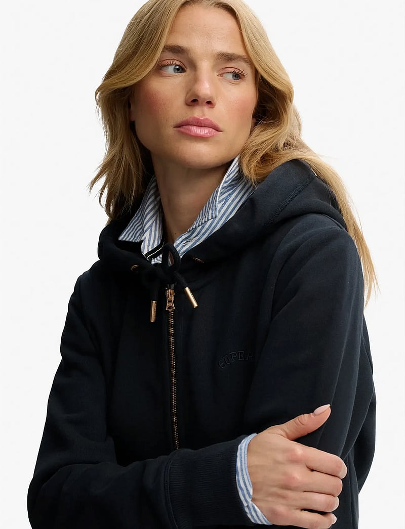 Superdry - ESSENTIAL LOGO ZIPHOOD HB - hoodies - eclipse navy - 4