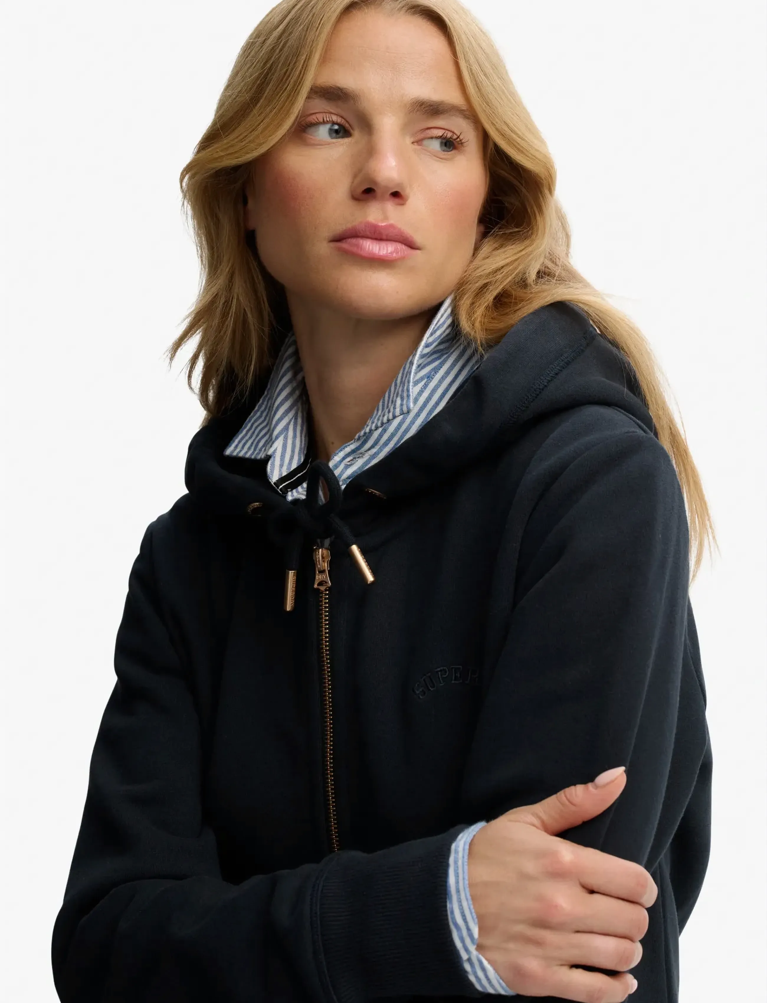 Superdry - ESSENTIAL LOGO ZIPHOOD HB - hoodies - eclipse navy - 4