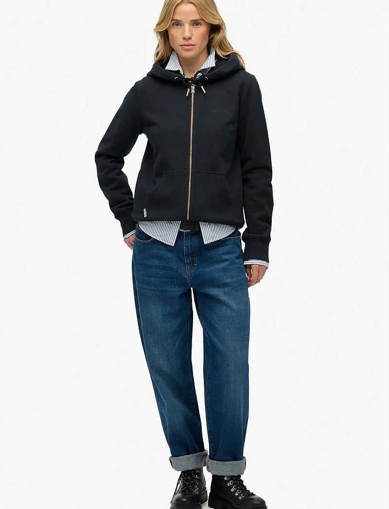 Superdry - ESSENTIAL LOGO ZIPHOOD HB - hoodies - eclipse navy - 5