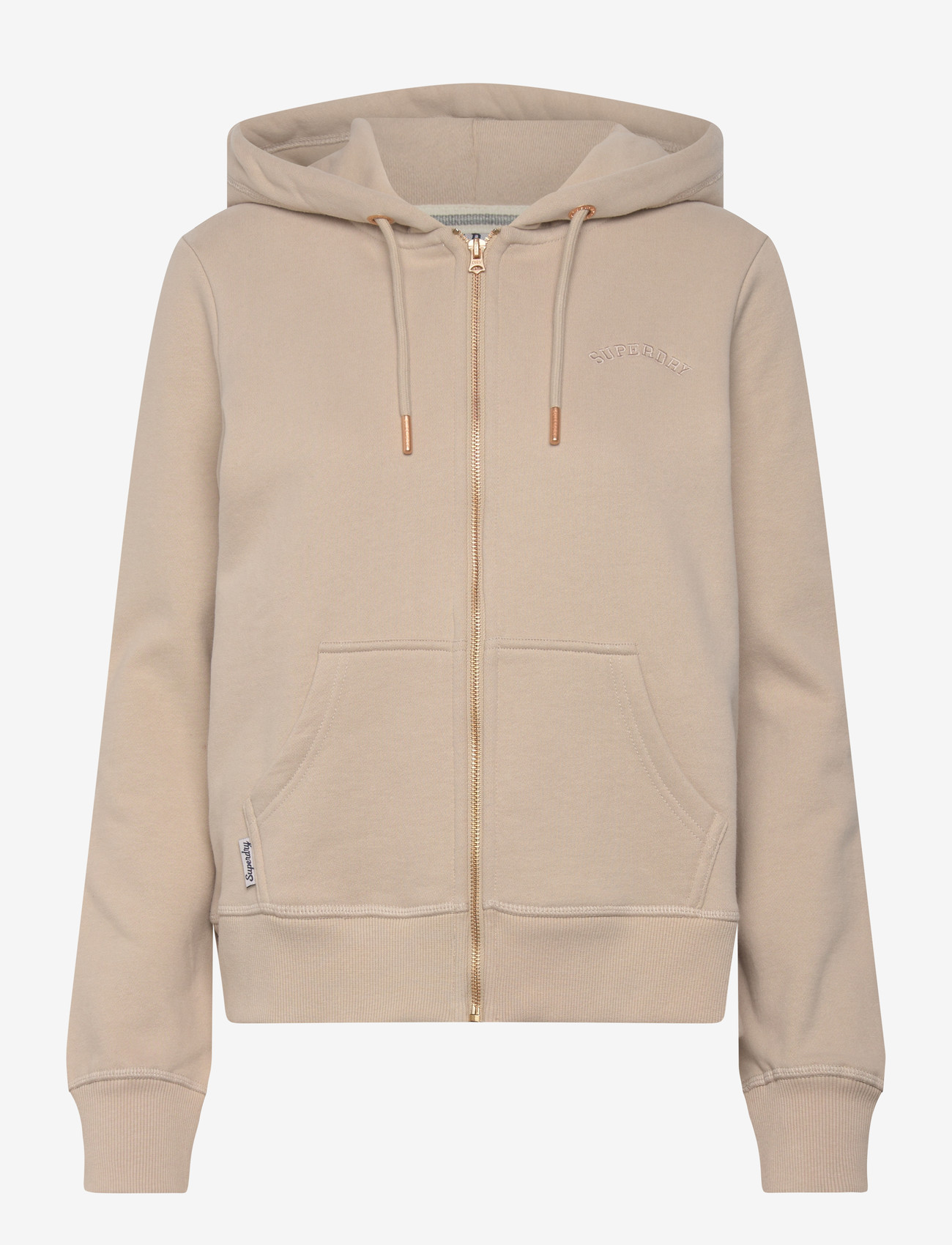 Superdry - ESSENTIAL LOGO ZIPHOOD HB - hoodies - feather grey - 1