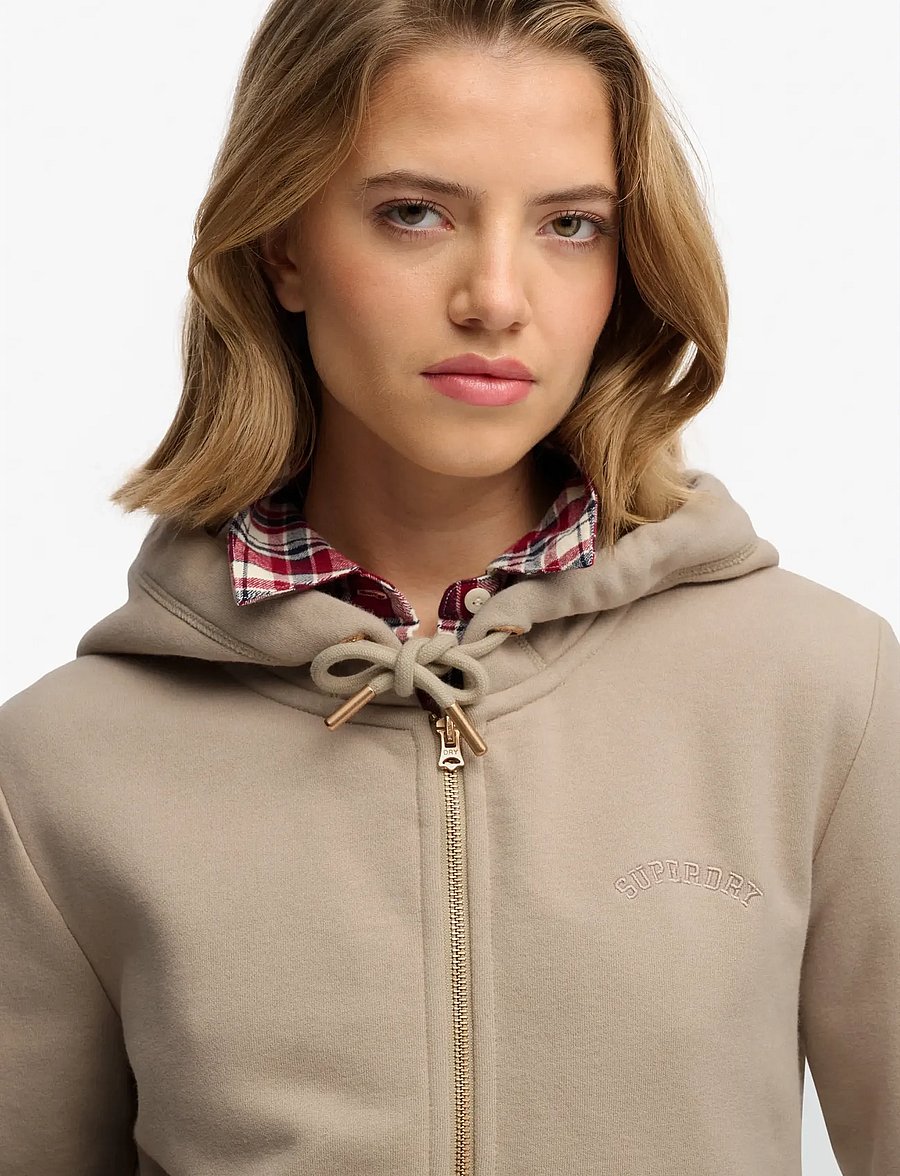 Superdry - ESSENTIAL LOGO ZIPHOOD HB - hoodies - feather grey - 3
