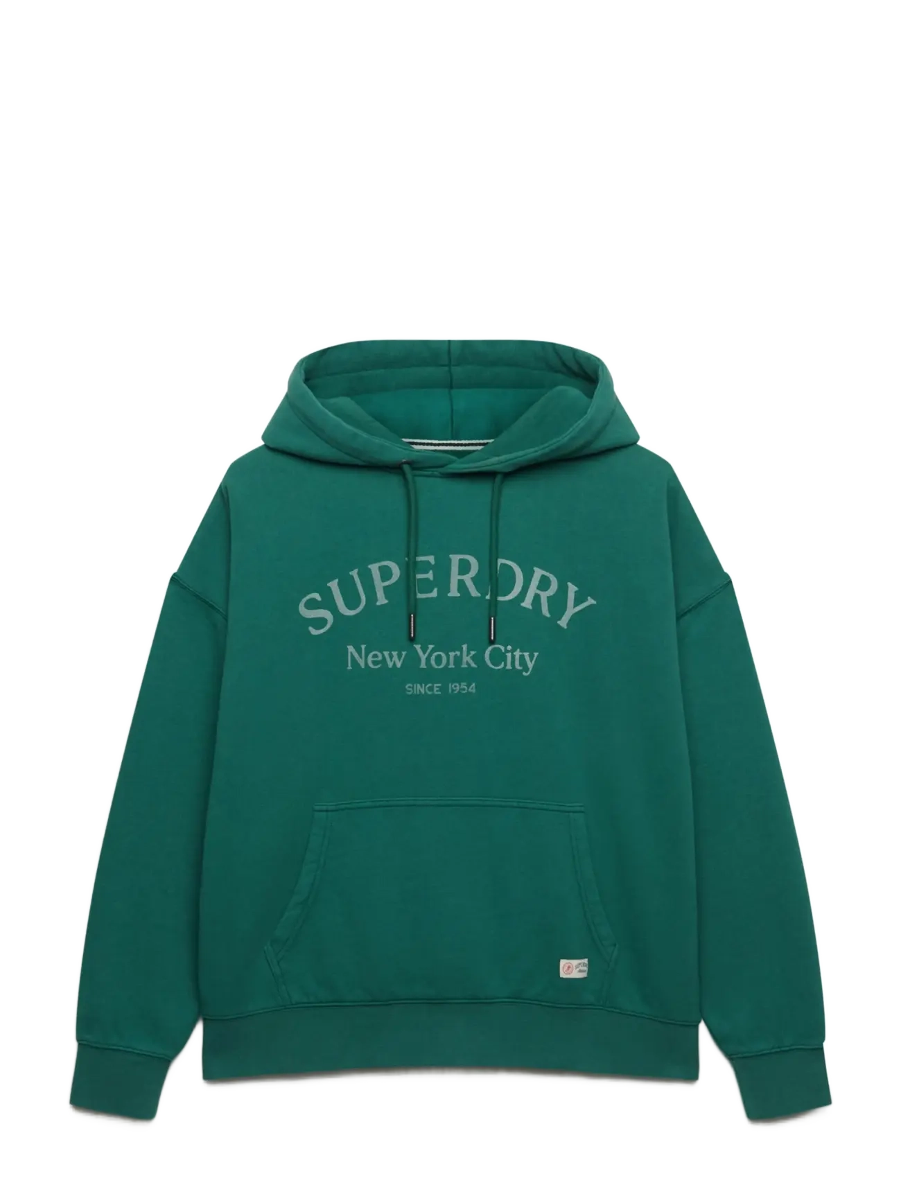 Superdry LUXE CASUAL RELAXED HOOD - Kleidung - PINE GREEN / green