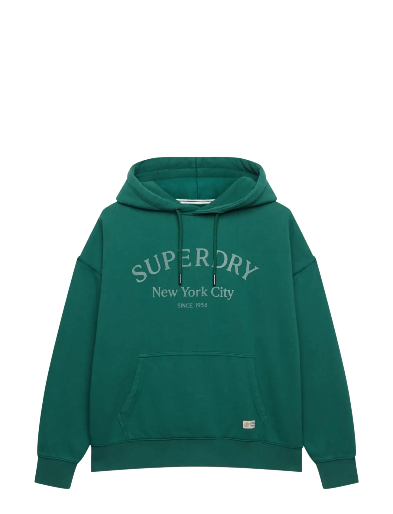 Superdry - LUXE CASUAL RELAXED HOOD - kapuzenpullover - pine green - 2