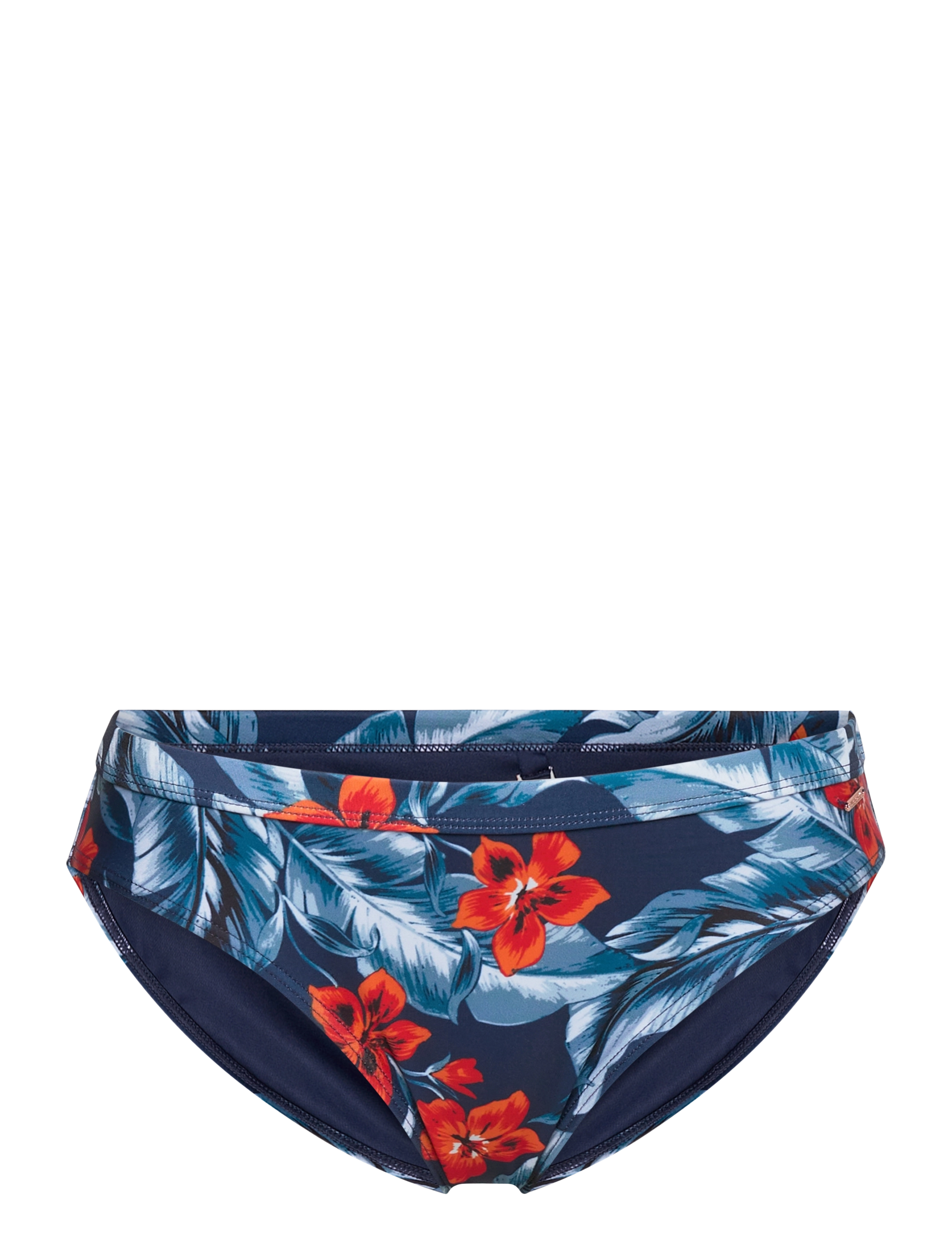 Superdry VINTAGE HIPSTER BRIEF - Bademode - INDO LEAF BLUE / multi
