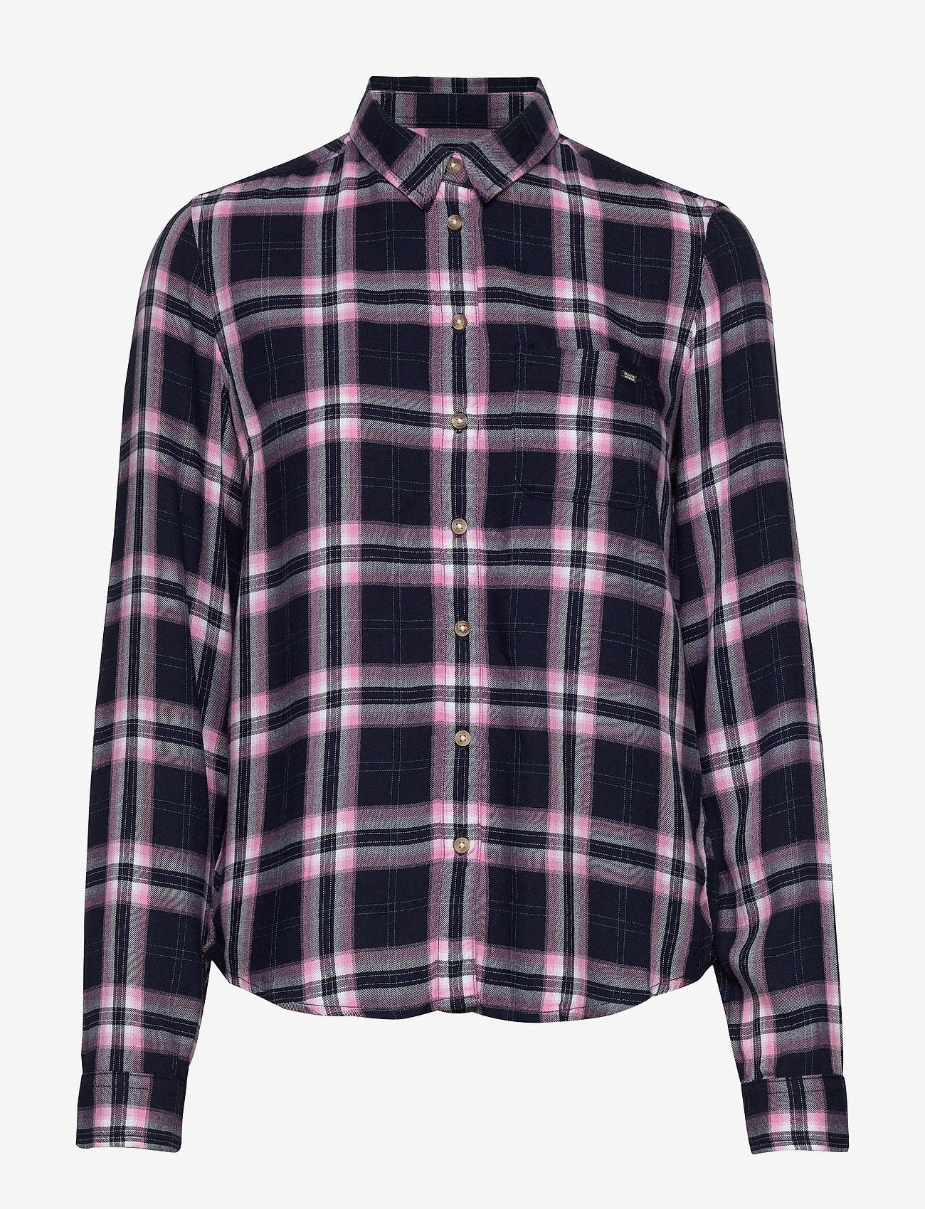LIGHTWEIGHT CHECK SHIRT - NAVY CHECK