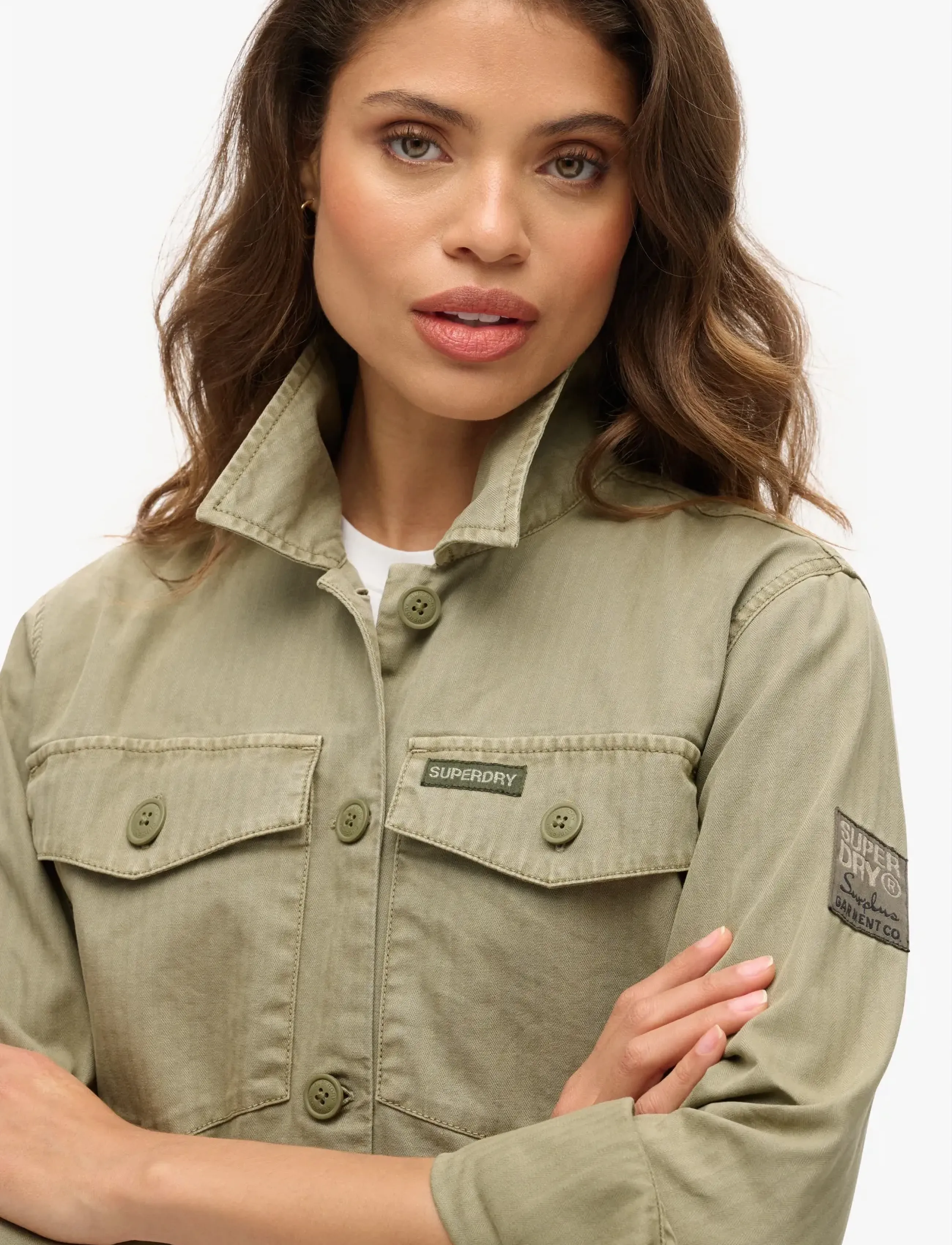 Superdry - MILITARY OVERSHIRT - dark sage green - 2