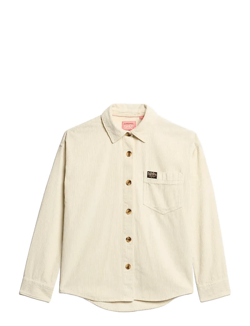 Superdry - CHUNKY CORD OVERSHIRT - paitatakit - birch - 1