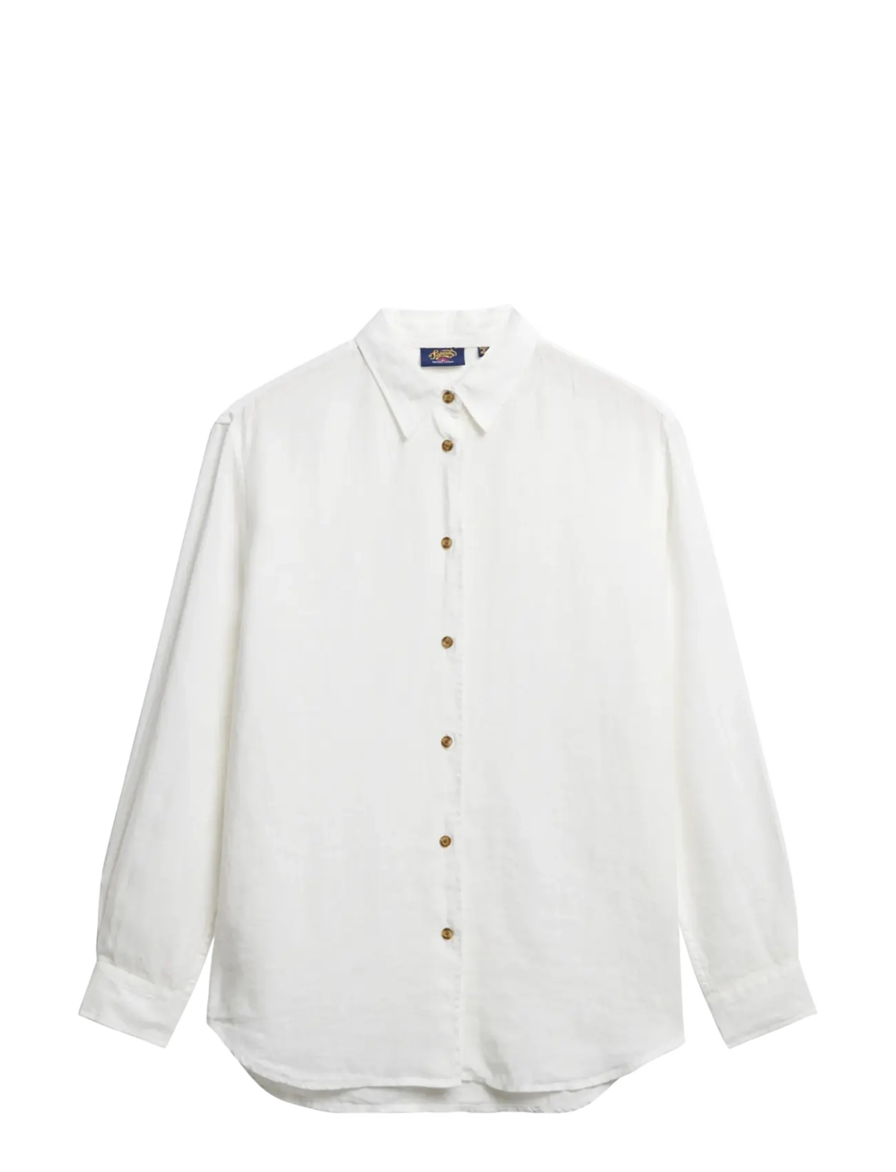 Superdry - CASUAL LINEN BOYFRIEND SHIRT - leinenhemden - optic - 2