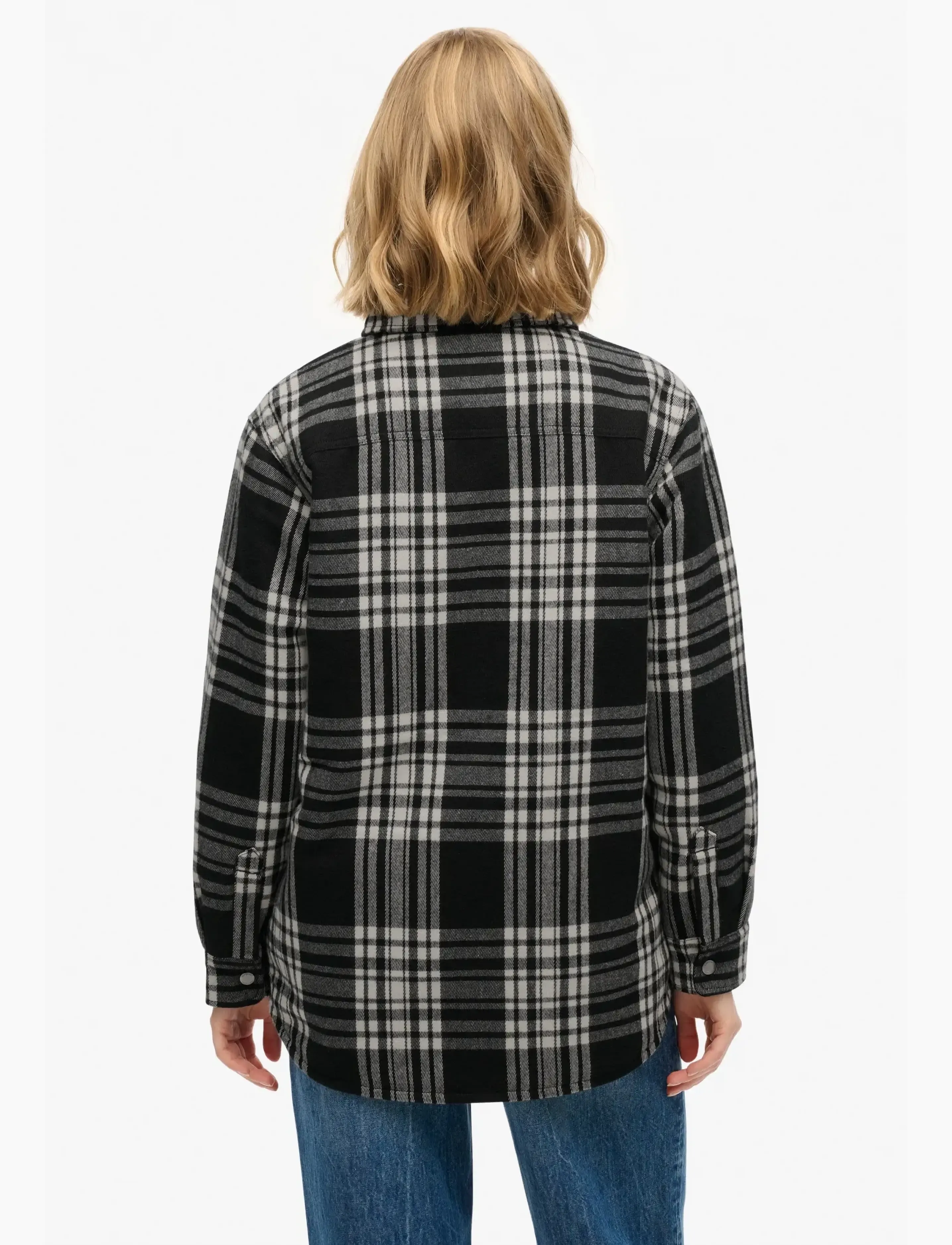 Superdry - CHECK LINED SHIRT - autumn clothing - black check - 2