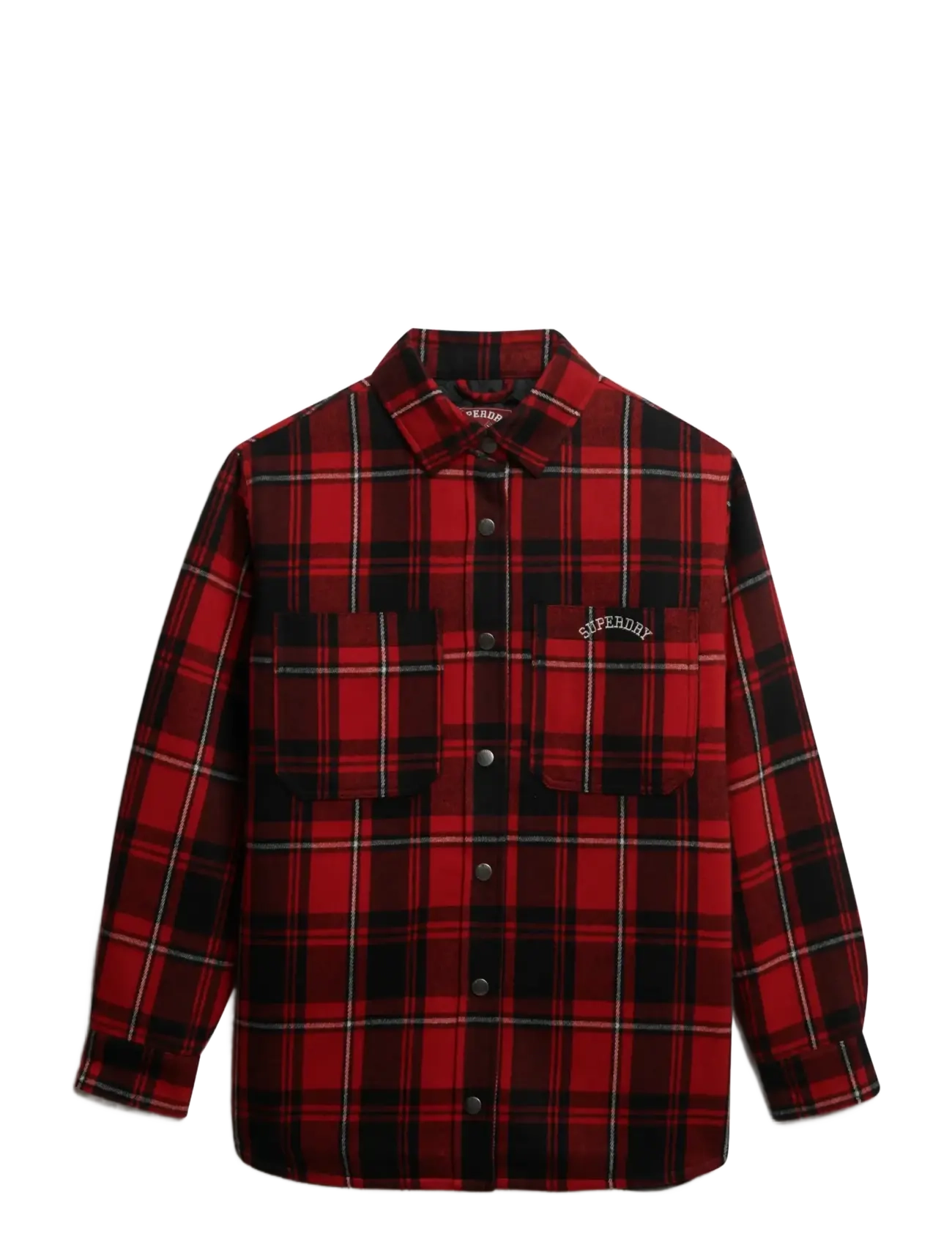 Superdry CHECK LINED SHIRT - Everyday Style - RED CHECK / red