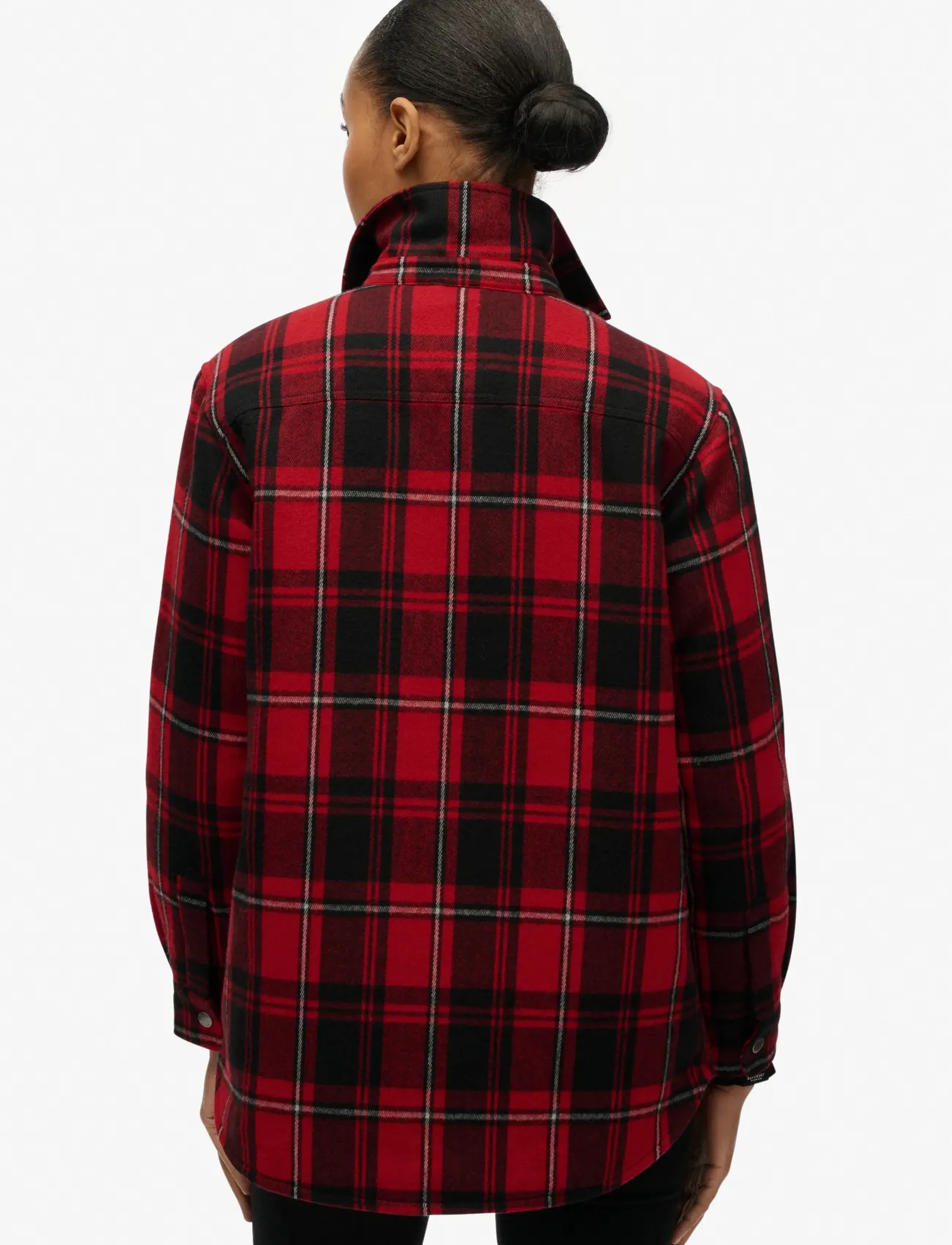 Superdry - CHECK LINED SHIRT - overshirts - red check - 2