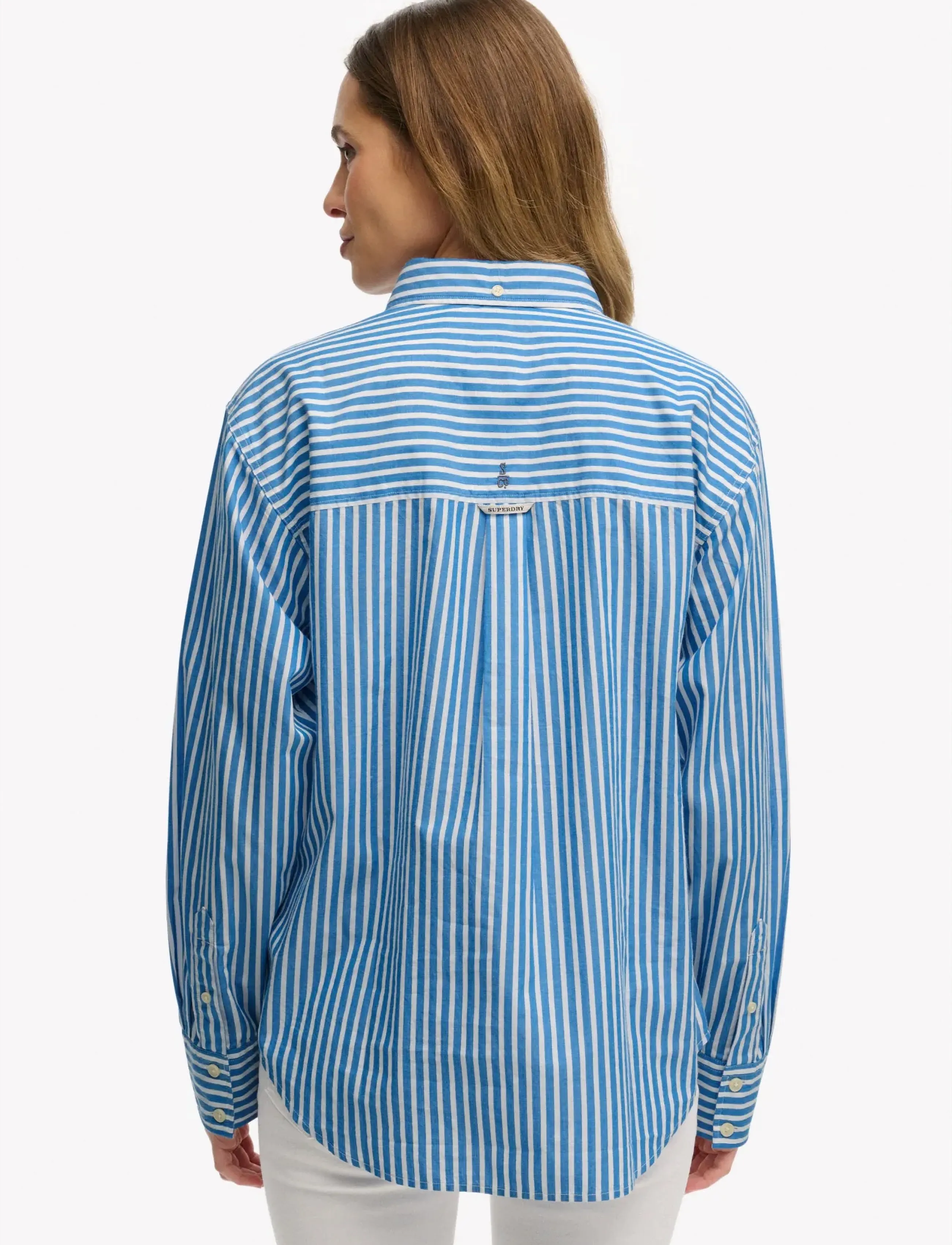 Superdry Poplin Relaxed L/S Shirt skjortor dam – bild 6