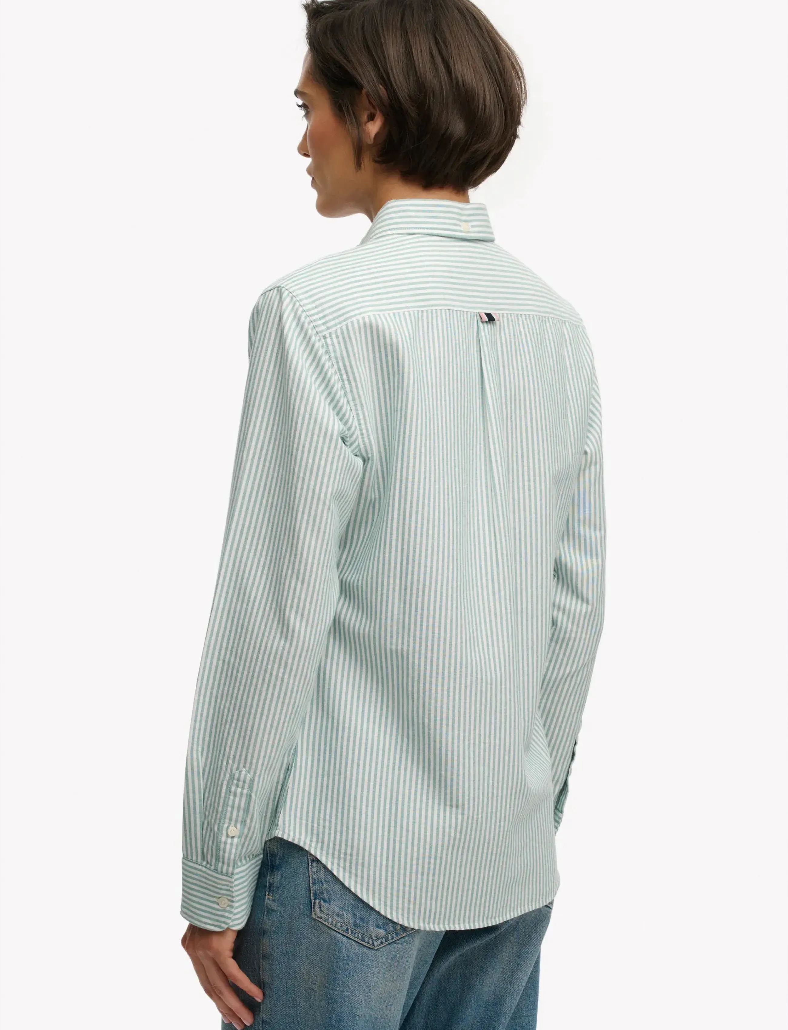 Superdry Slim Oxford Bd L,S Shirt skjortor dam – bild 5