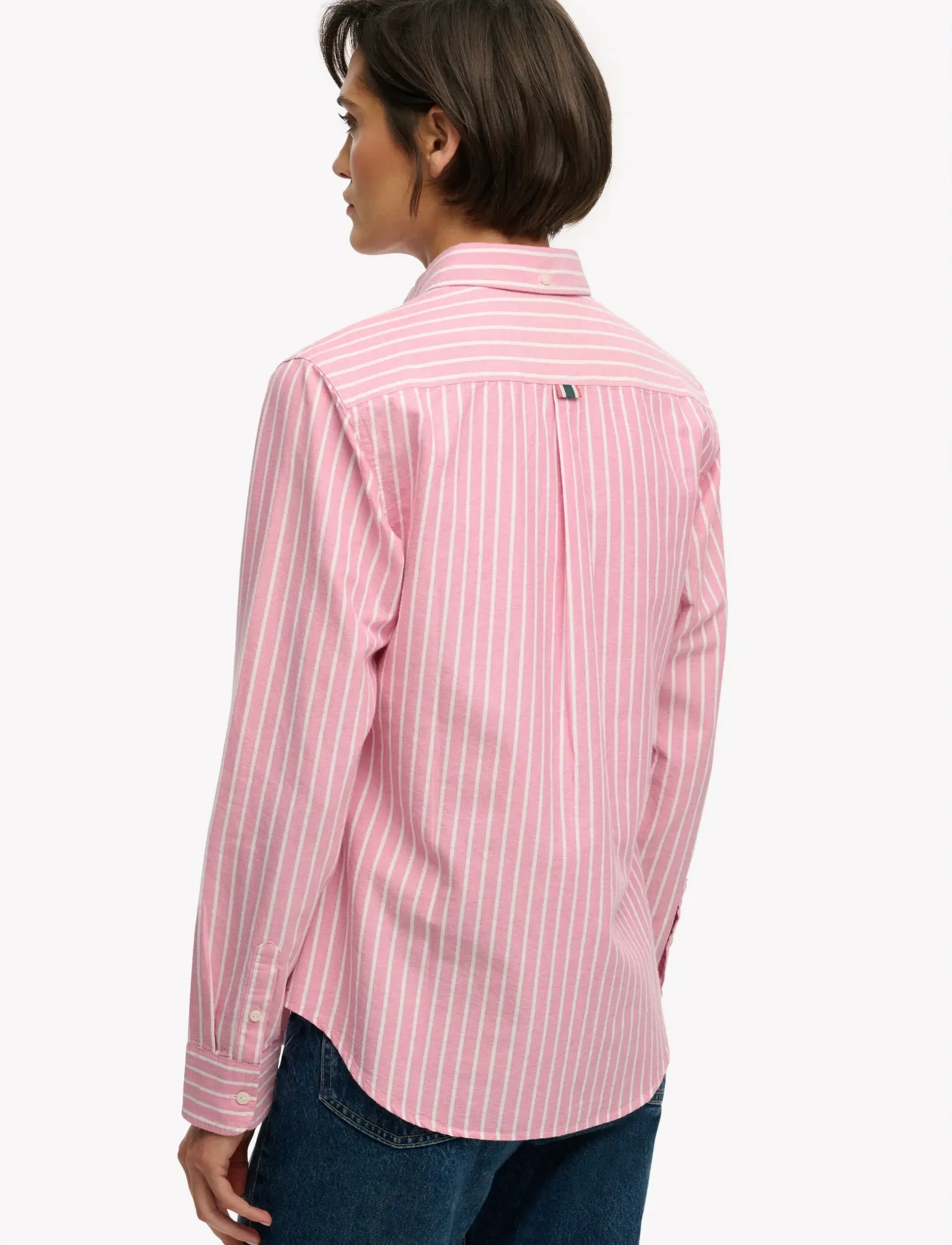 Superdry Slim Oxford Bd L,S Shirt skjortor dam – bild 5