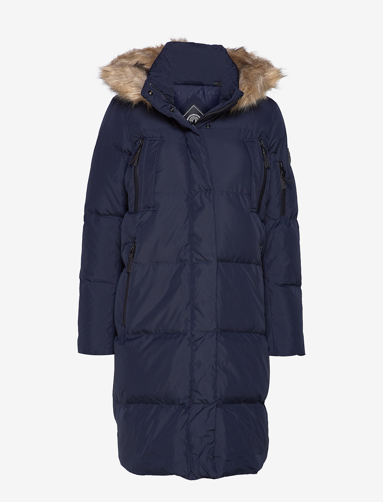 PREMIUM DOWN LOUISA COAT - BLUE GRAPHITE