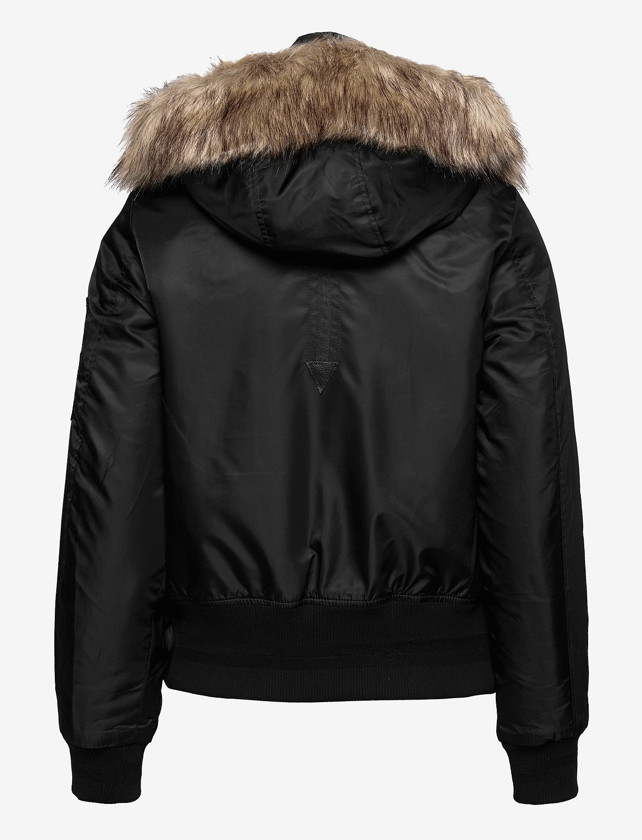 Superdry - NYLON HOODED FLIGHT BOMBER - black - 1